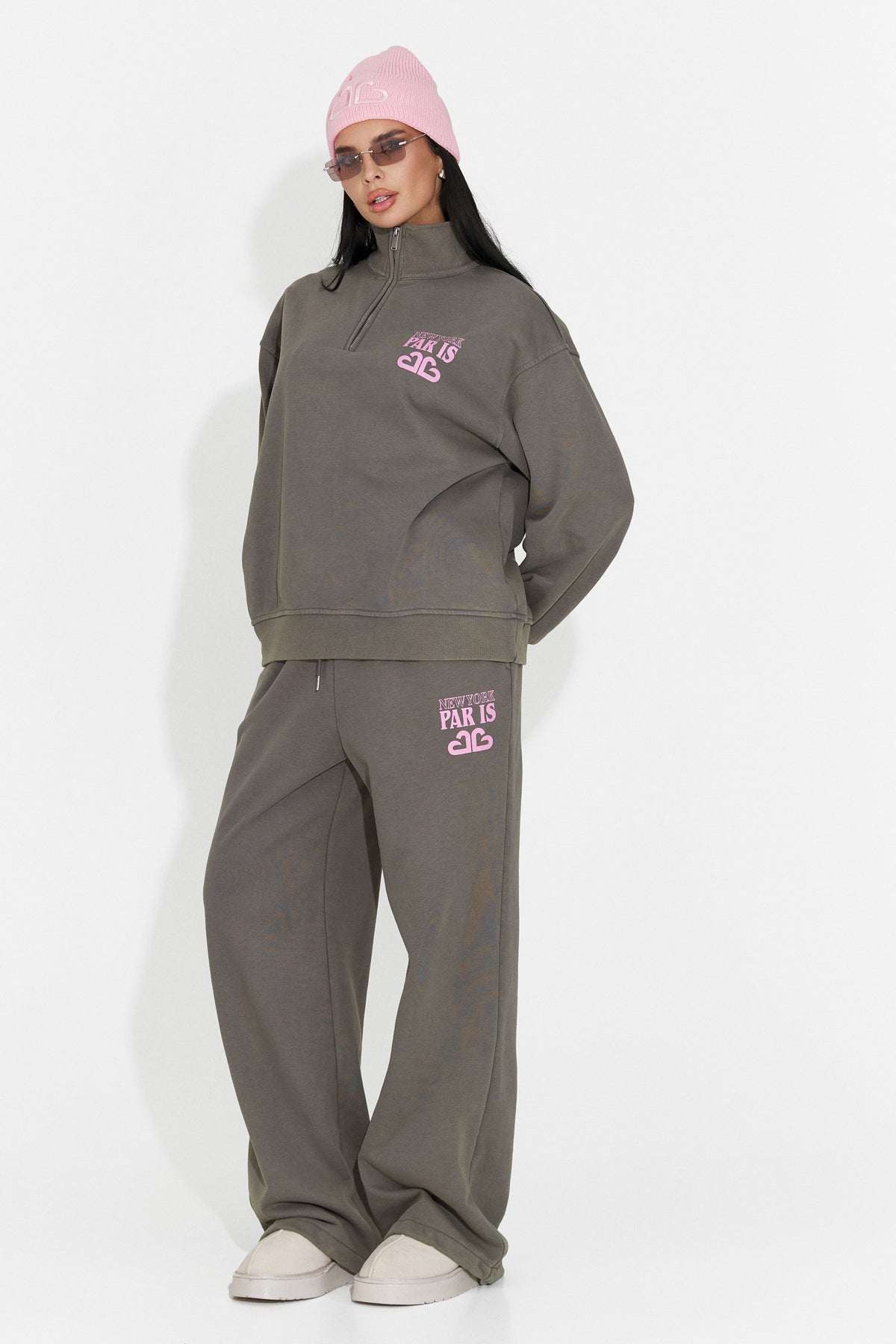 Trening dama casual gri Ziroma Bogas