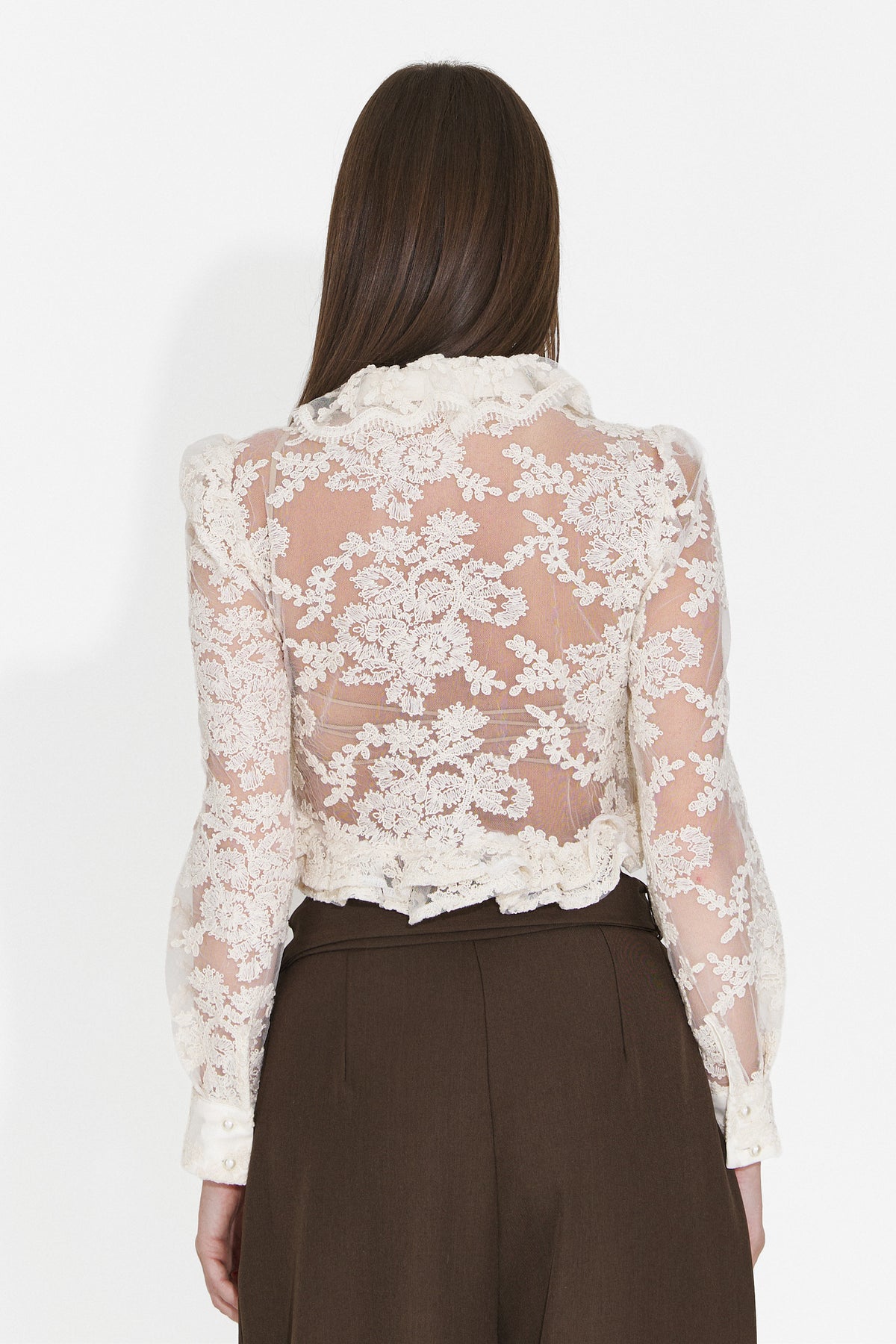 Bluza eleganta crem Haratoria Bogas