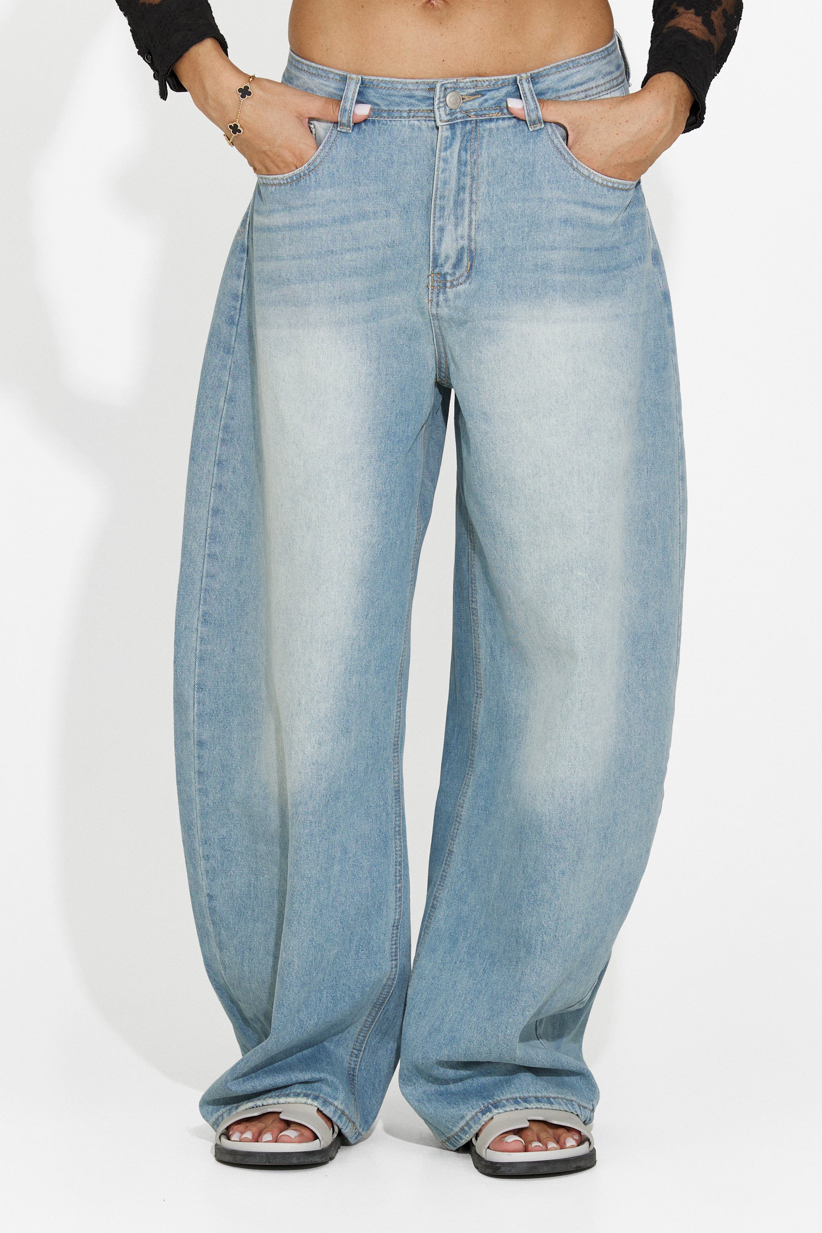 Modri casual jeans za ženske Tolida Bogas