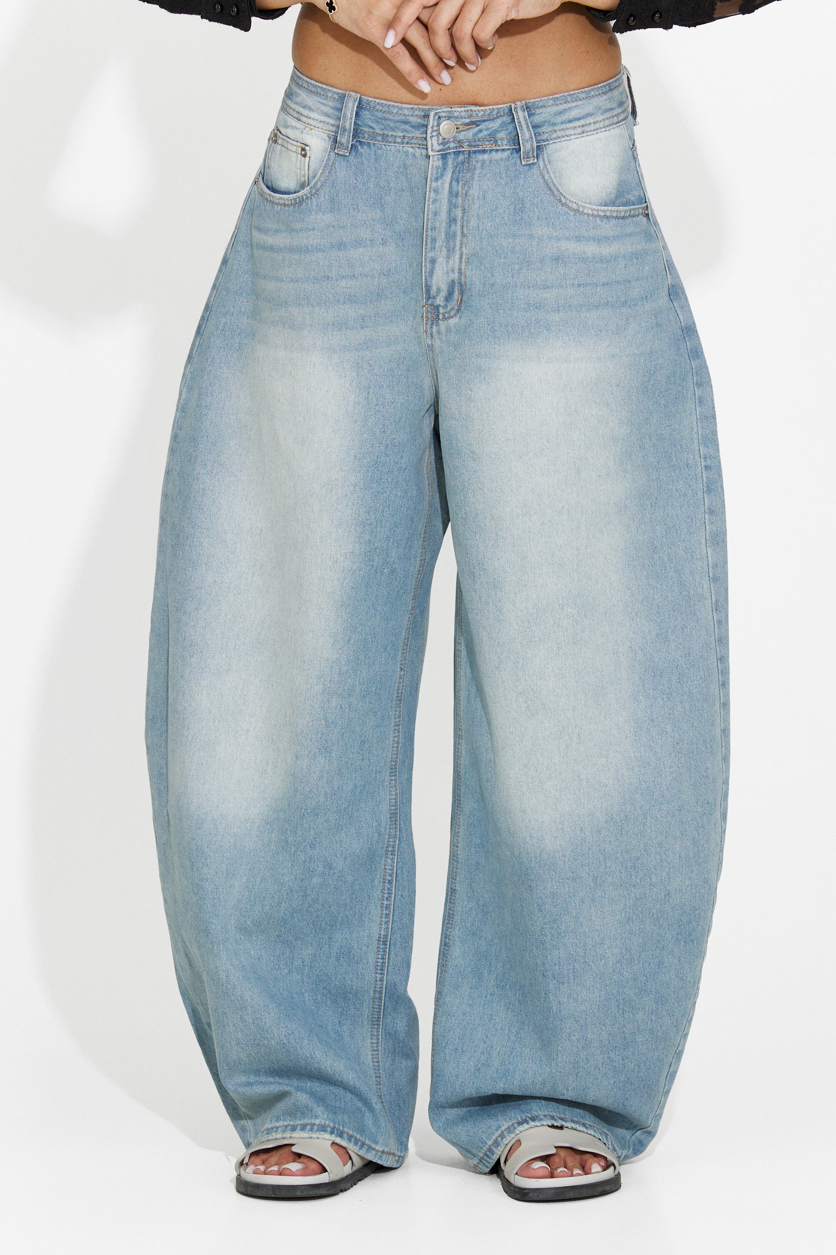 Modri casual jeans za ženske Tolida Bogas