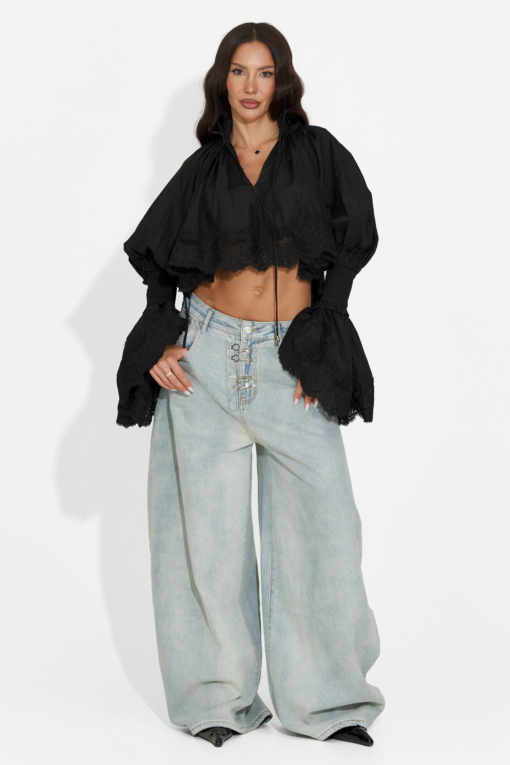 Svetlo modri casual jeans za ženske Valiama Bogas