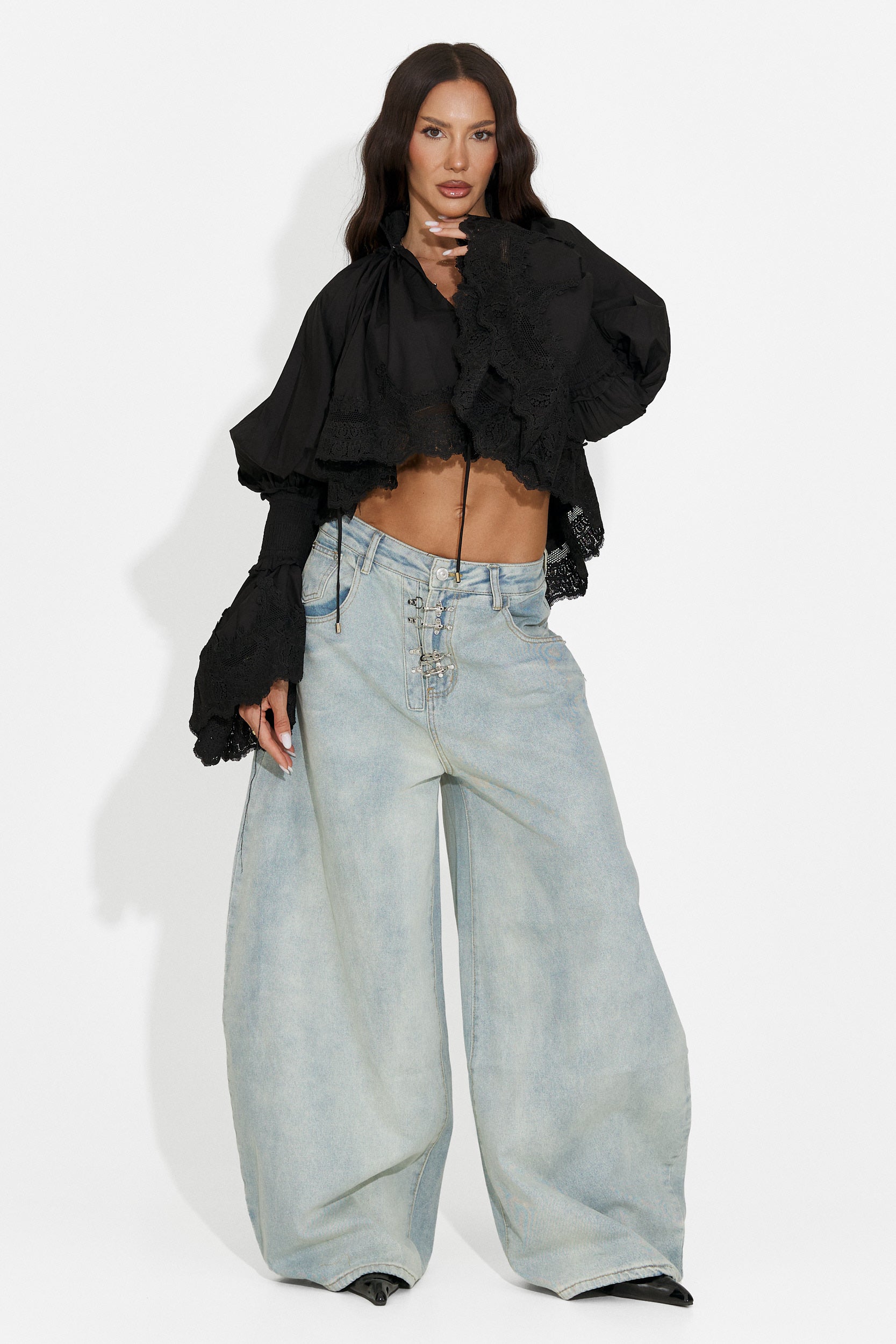 Svetlo modri casual jeans za ženske Valiama Bogas