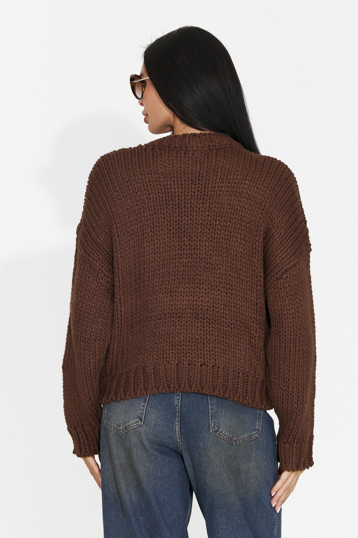 Bluza casual maro Elsyia Bogas