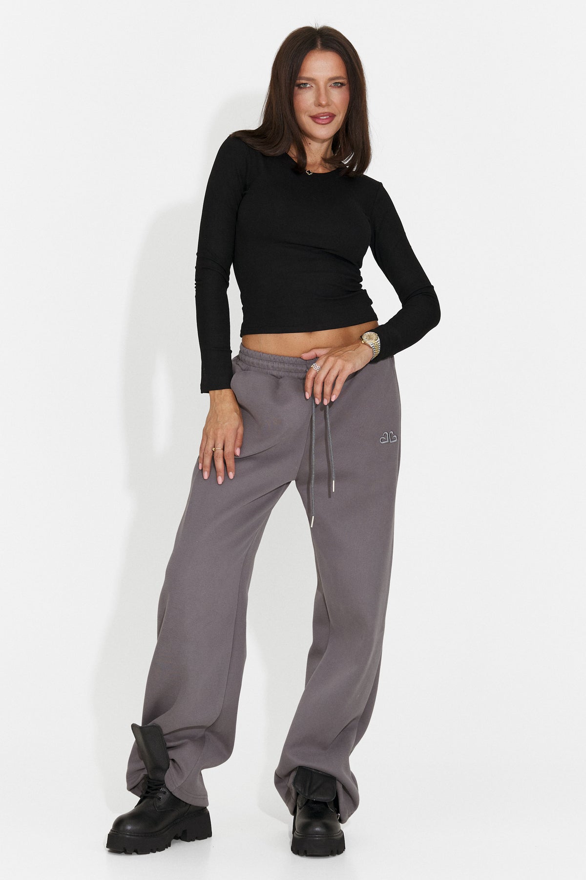 Bluza casual neagra Genuelia Bogas