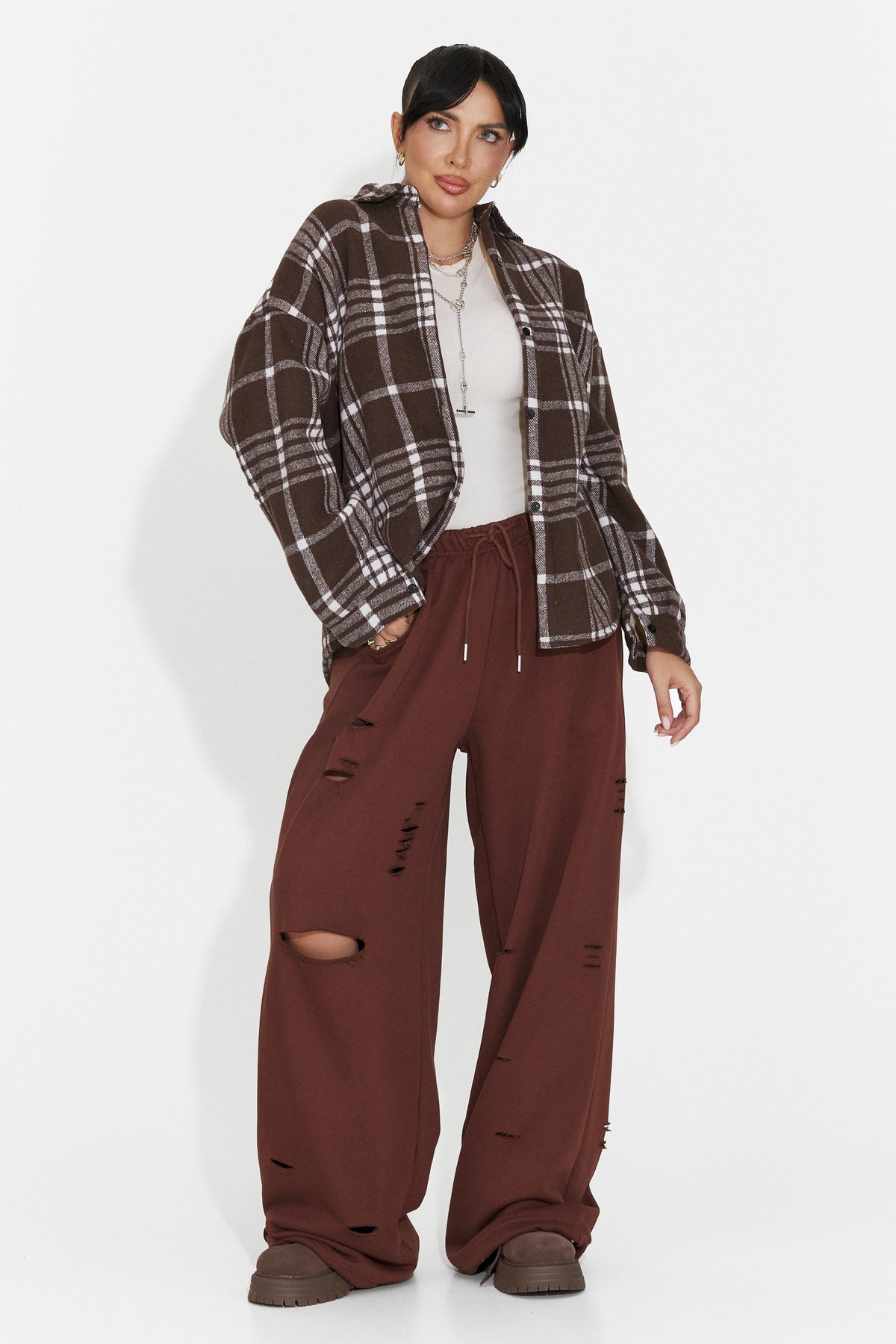 Camasa casual maro Jesitova Bogas