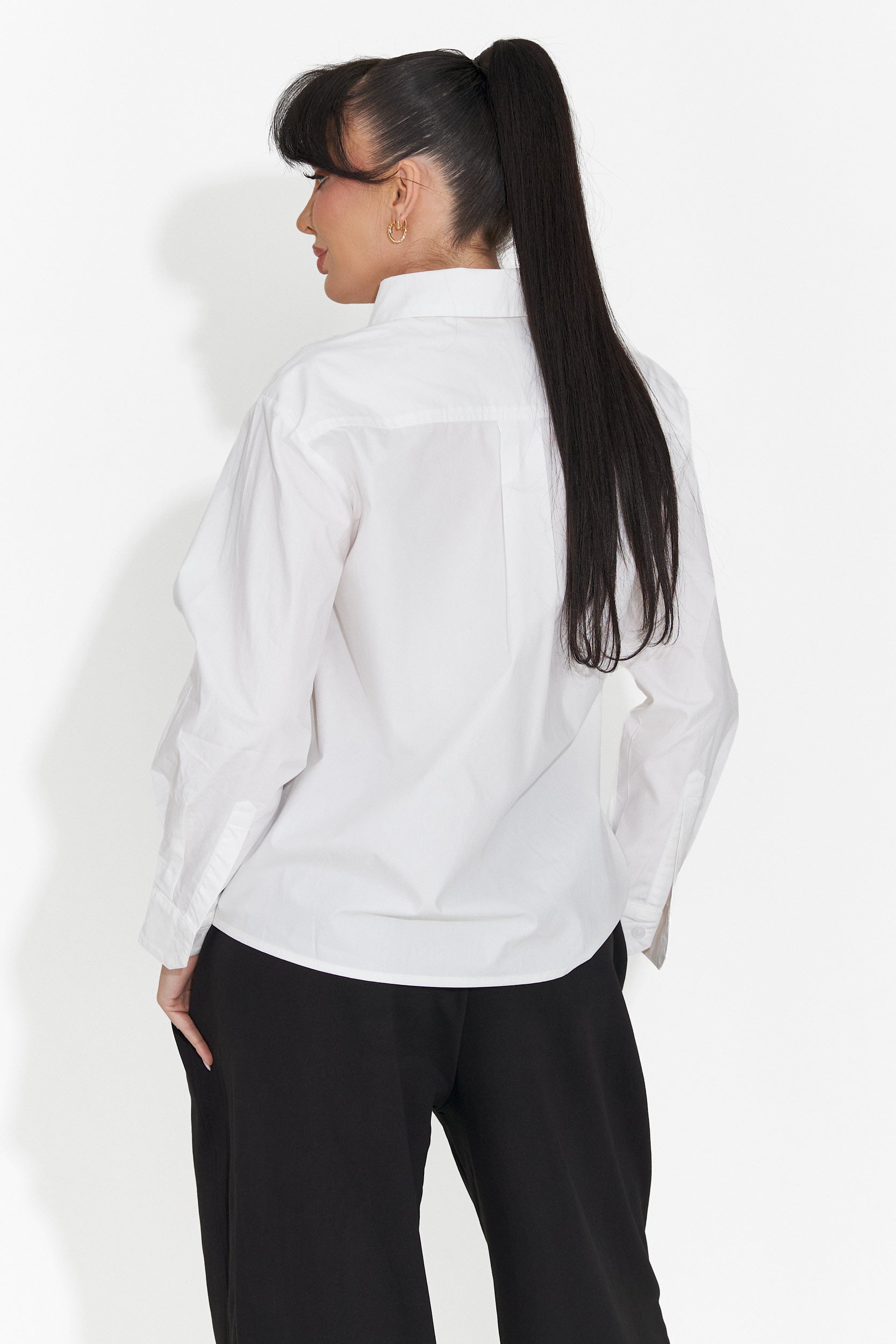 Elegantna bela bluza za dame Sienara Bogas