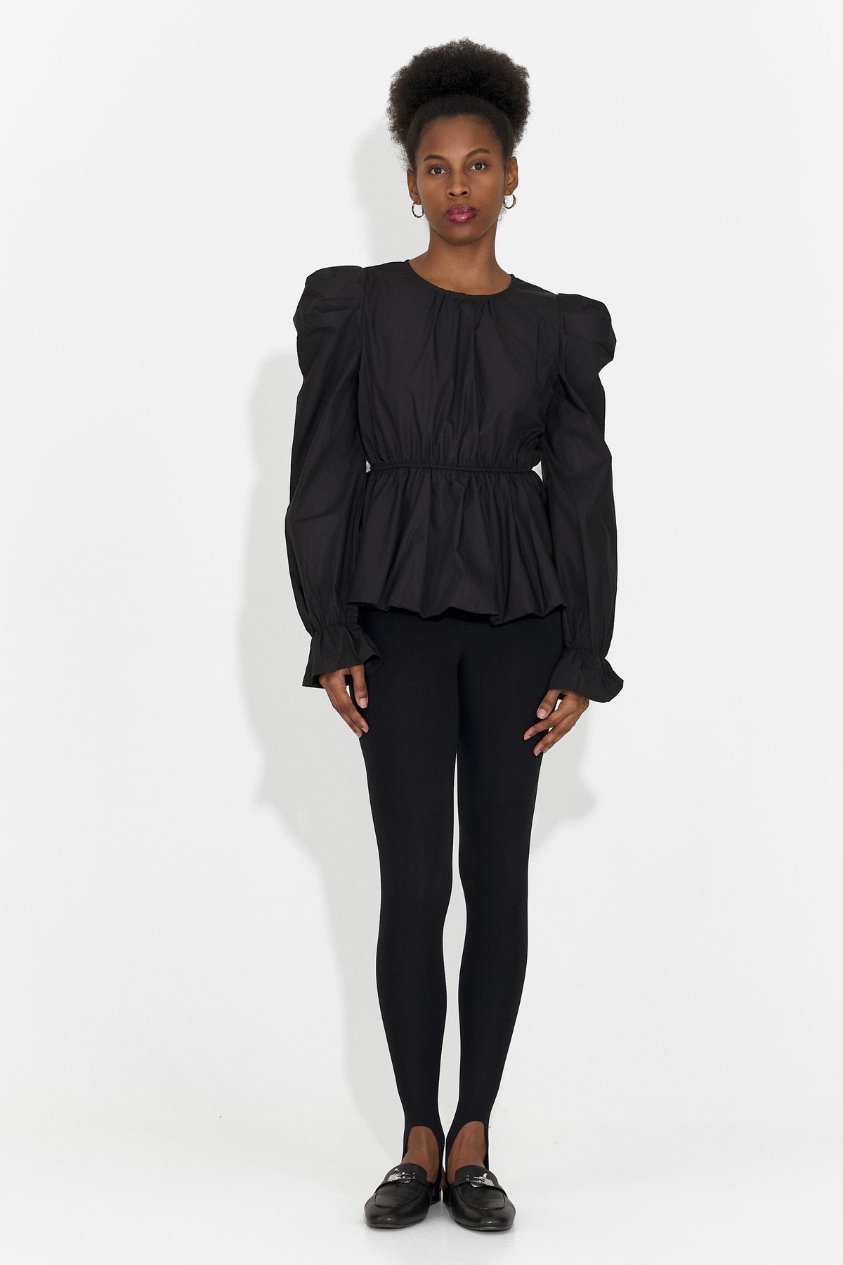Elegantna črna bluza za dame Lindalia Bogas