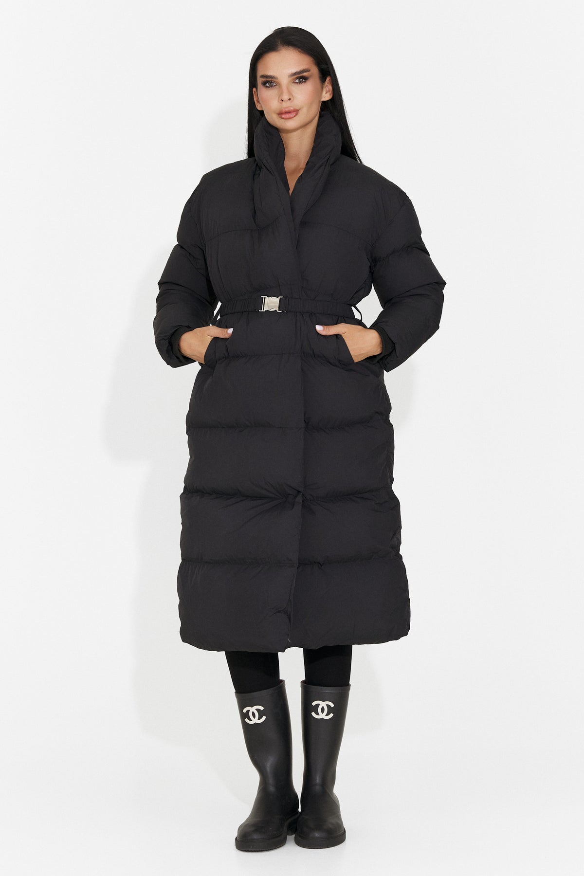 Geaca casual neagra Pranenoena Bogas