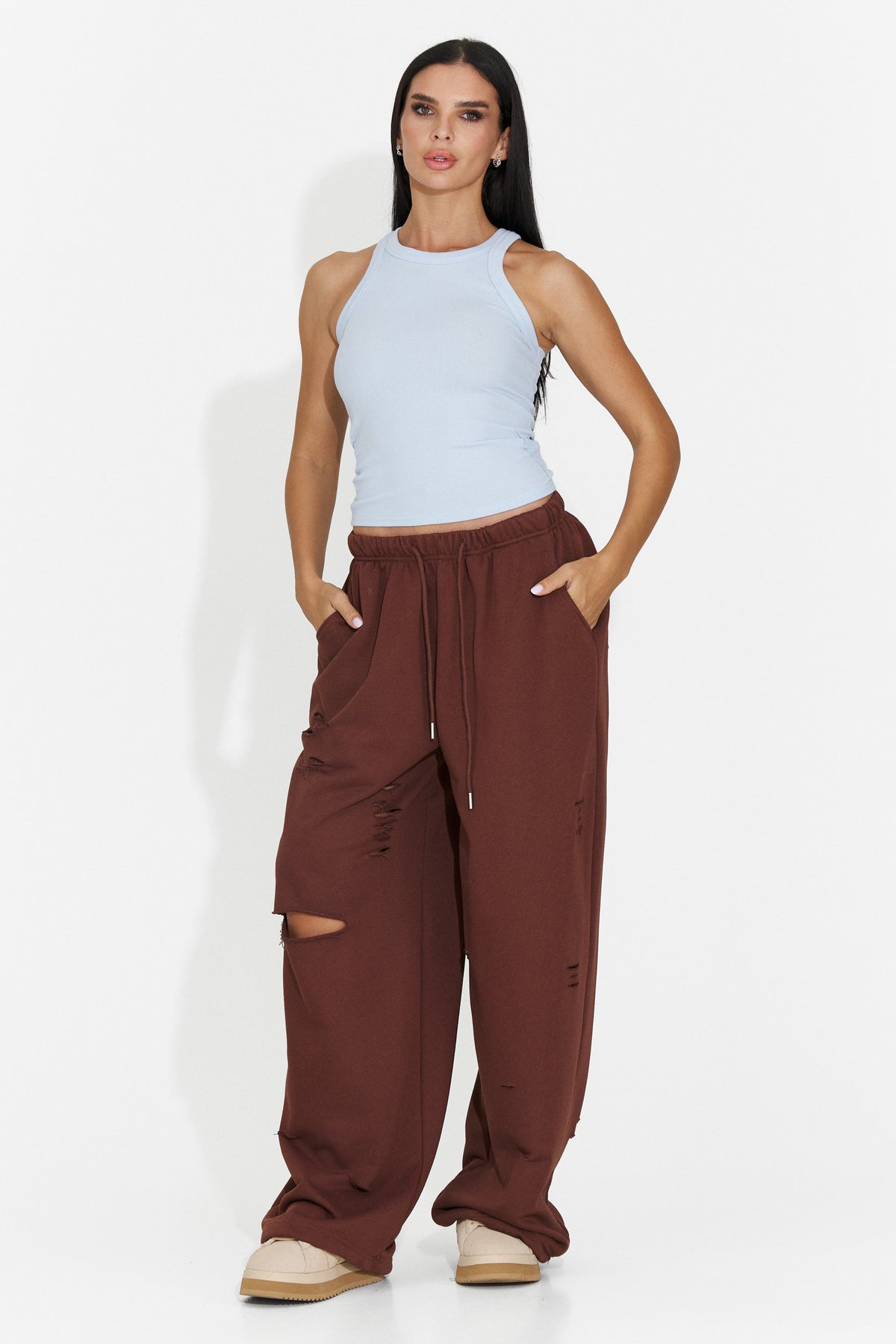 Maiou casual bleu Tryliyova Bogas