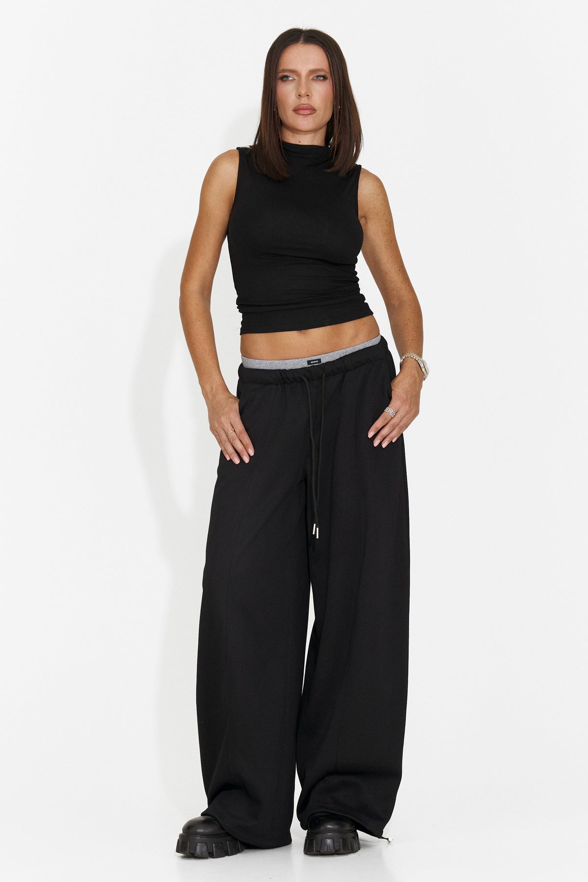 Maiou casual negru Dorazaria Bogas