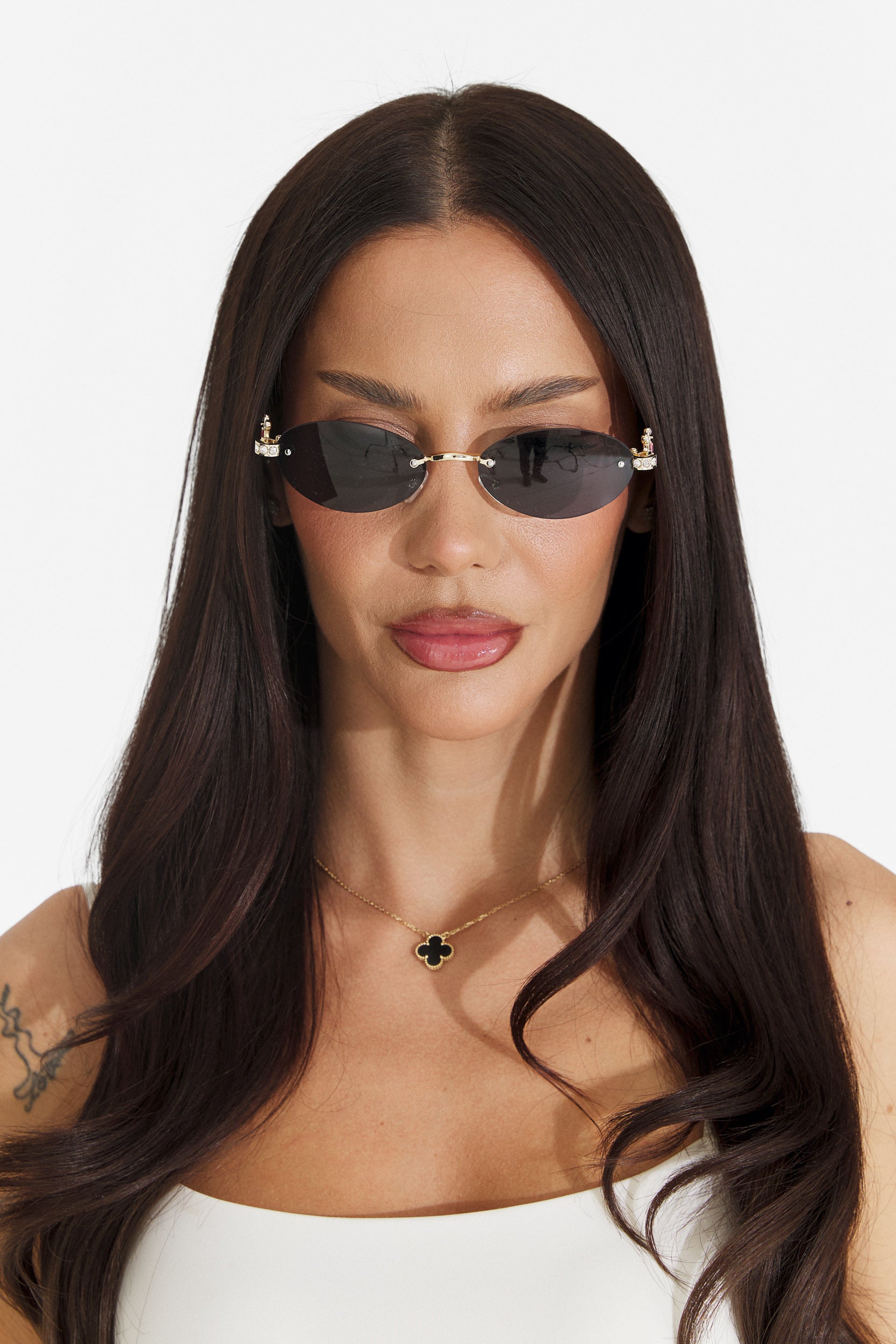 Ochelari dama de soare negru Wiebke Bogas