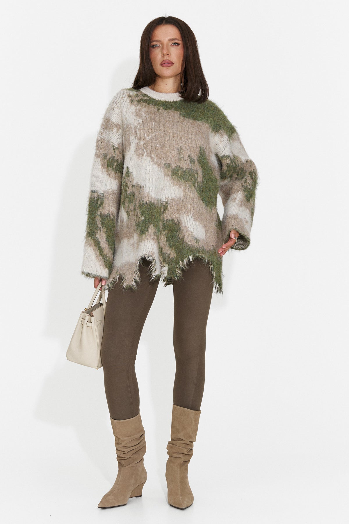 Pulover verde Lasleva Bogas