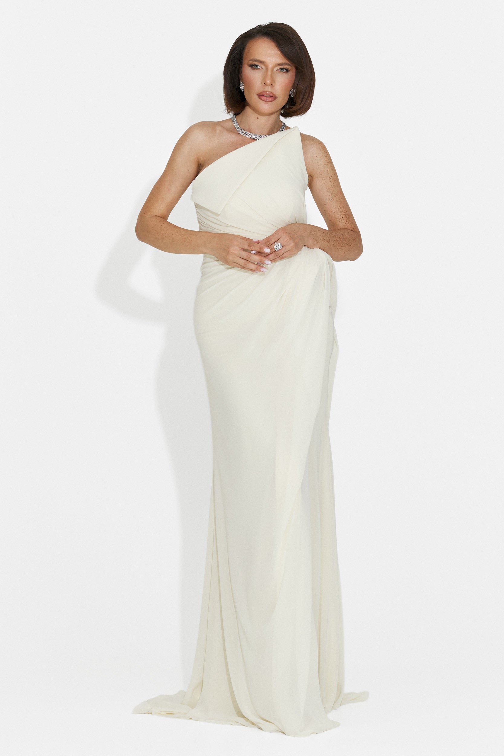 Rochie dama lunga galbena Felina Bogas