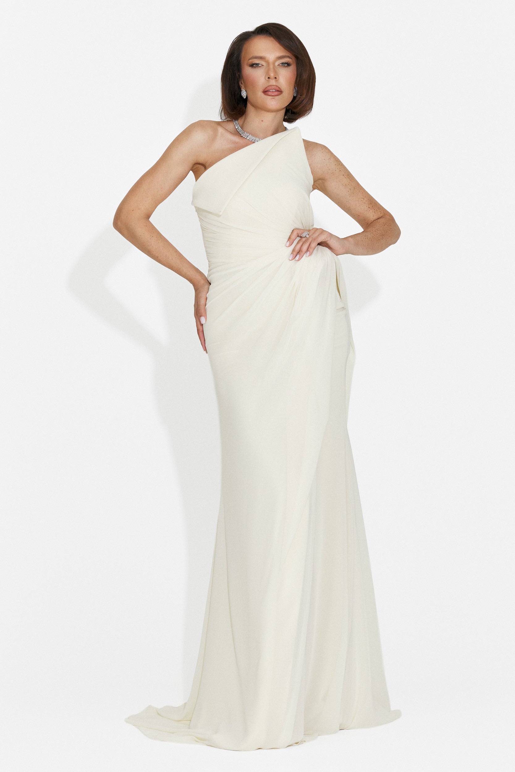 Rochie dama lunga galbena Felina Bogas