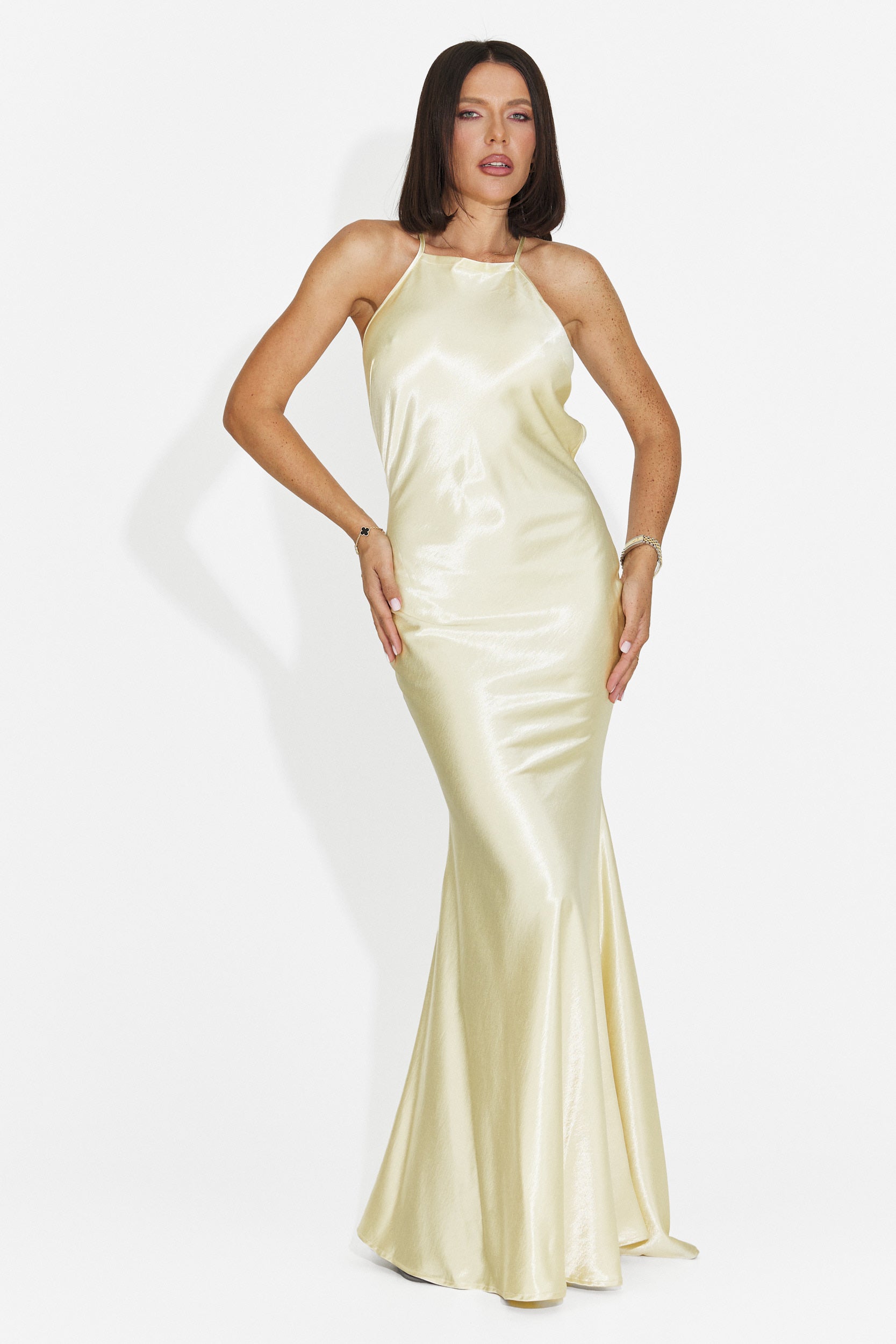 Rochie dama lunga galbena Tyele Bogas
