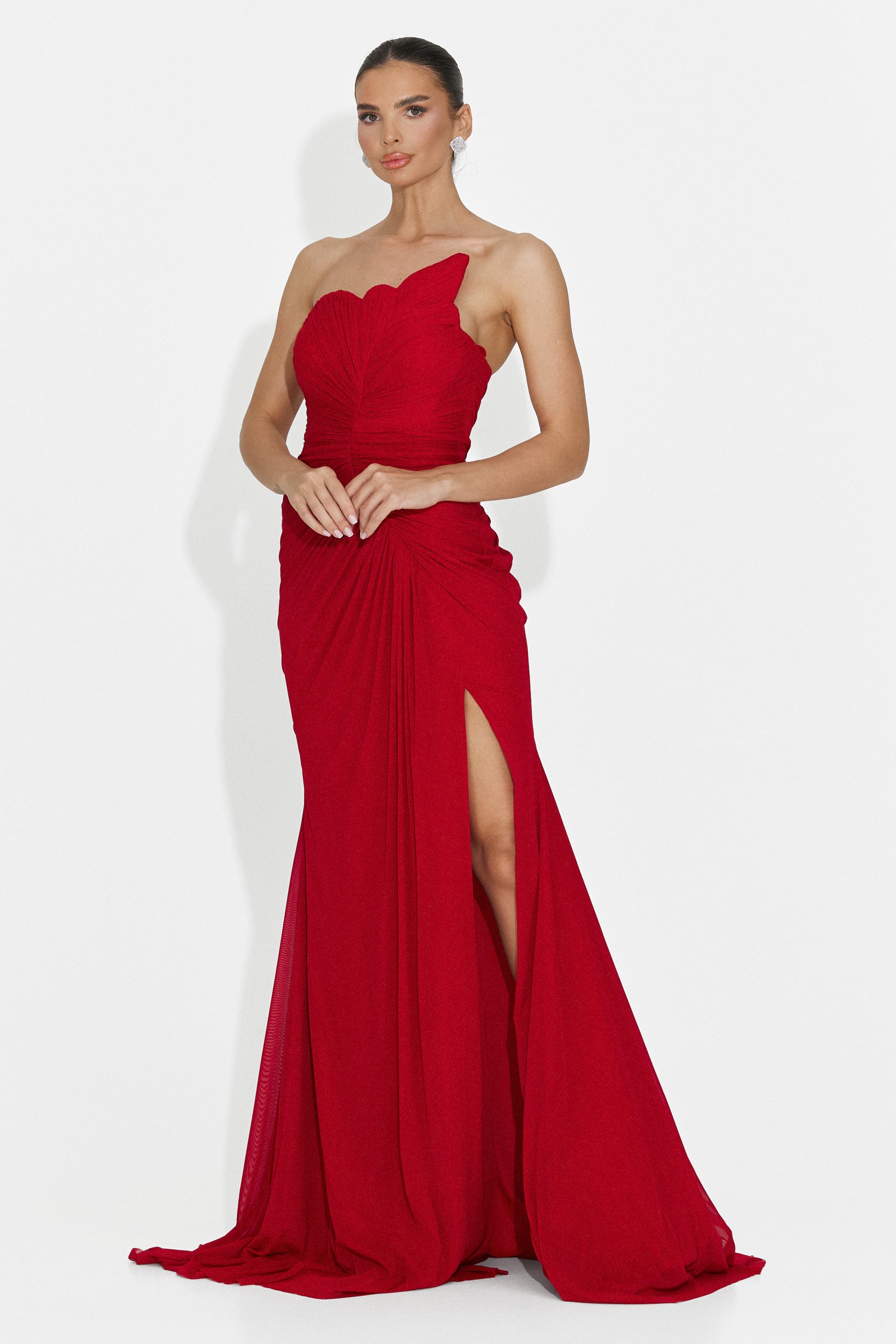 Rochie dama lunga rosie Jule Bogas
