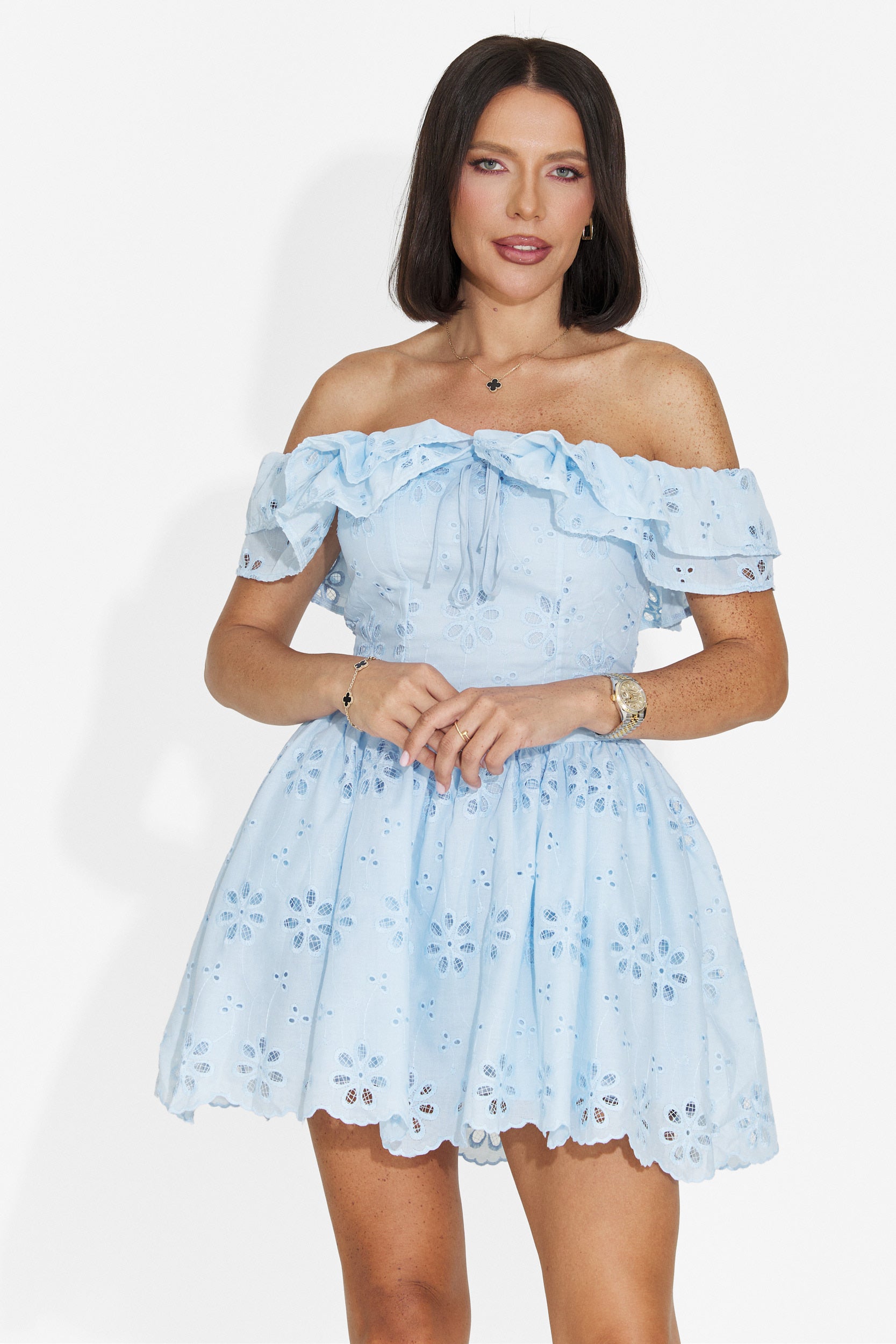 Rochie dama scurta bleu Yermosa Bogas