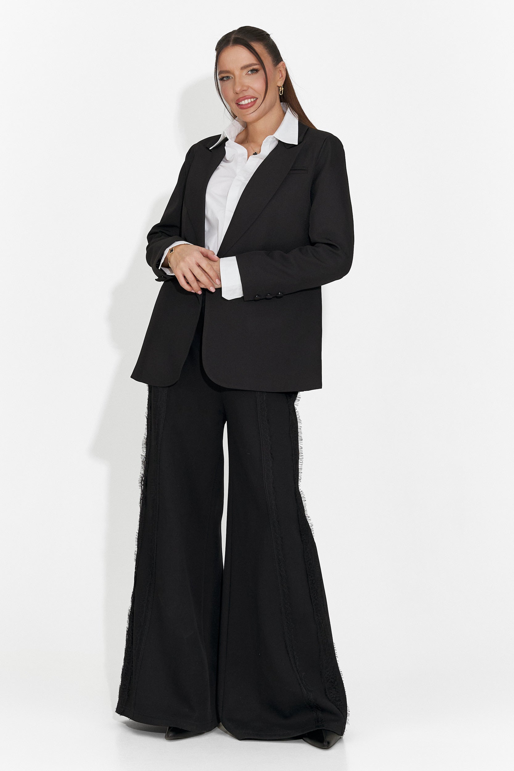 Eleganten črn ženski blazer Celima Bogas