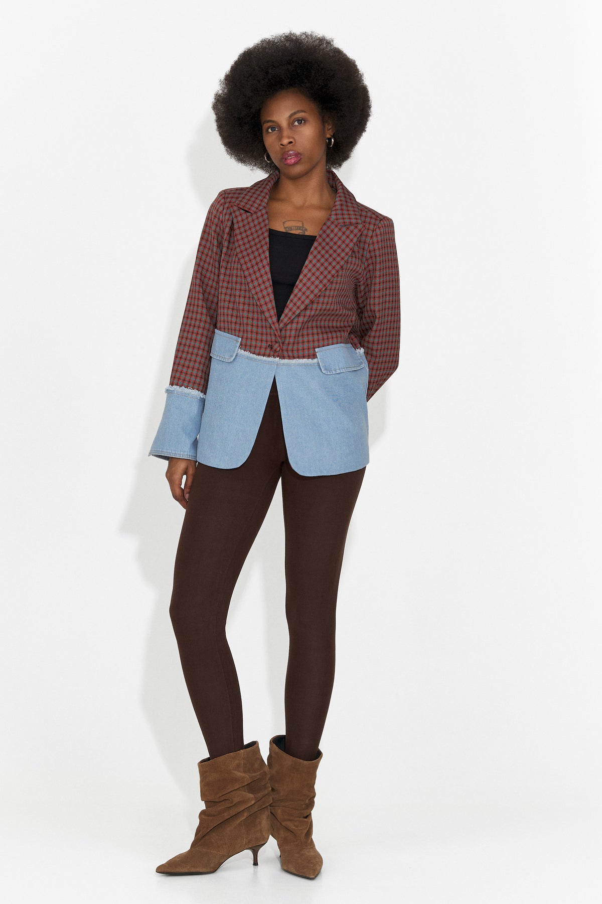 Eleganten Maroon Ženski Blazer Zinalia Bogas
