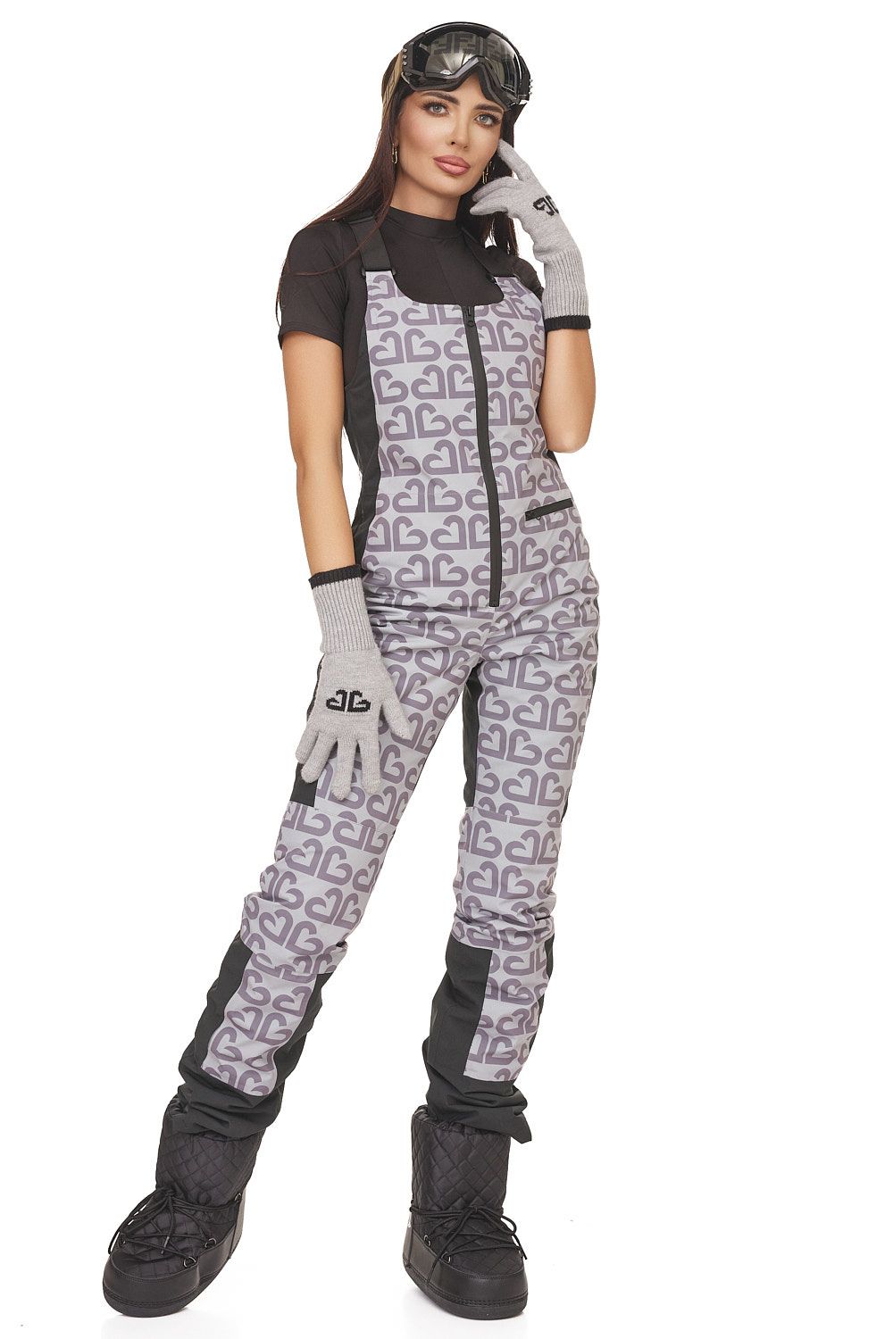 Costum ski casual gri Senileda Bogas