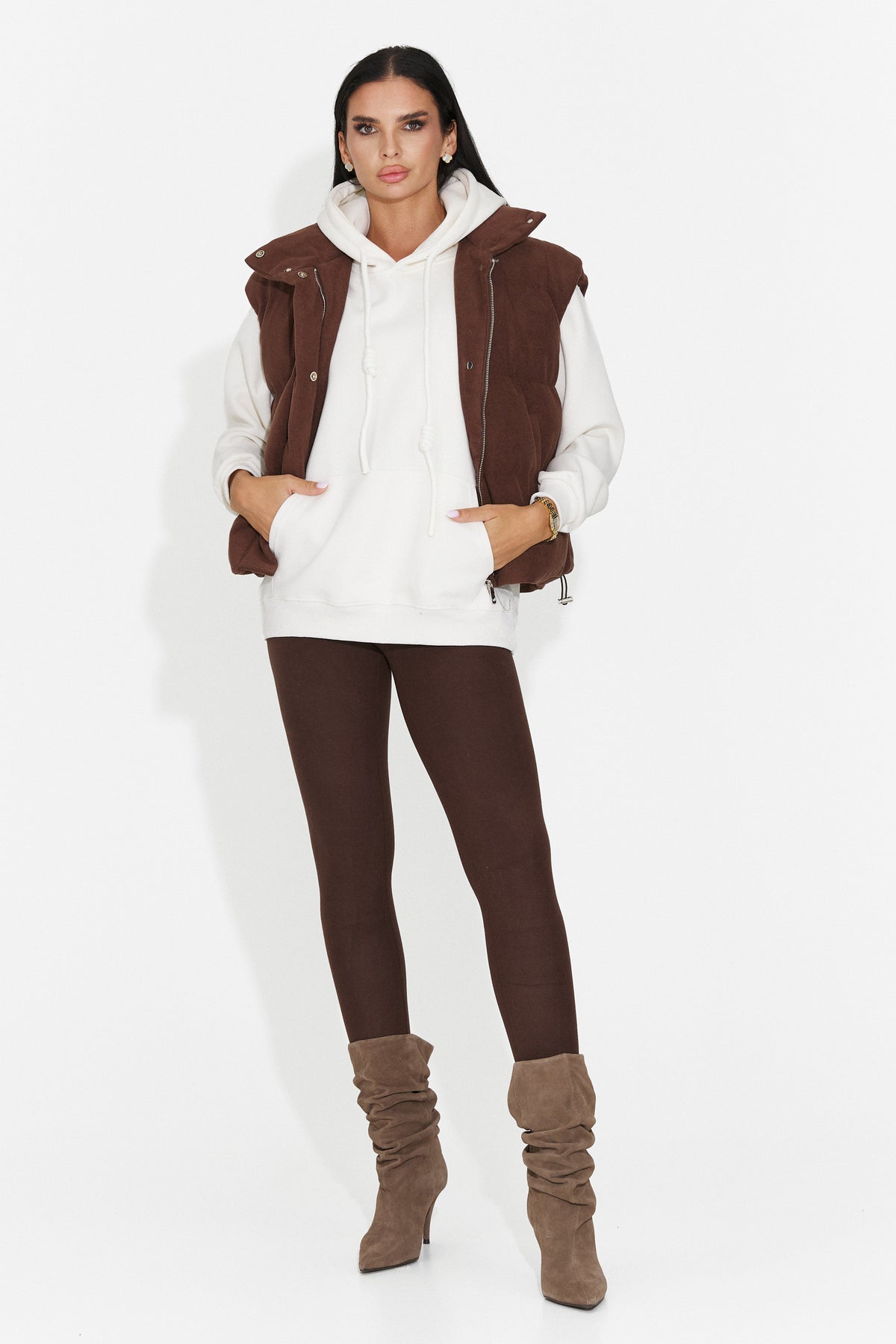 Vesta casual maro Glymzesia Bogas