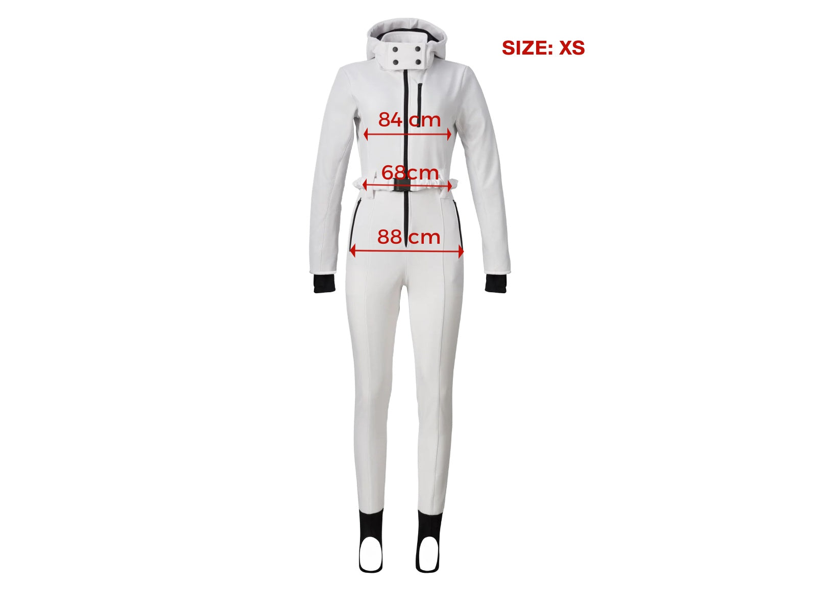 [Resigilat] Beli casual smučarski kombinezon Anodys Bogas