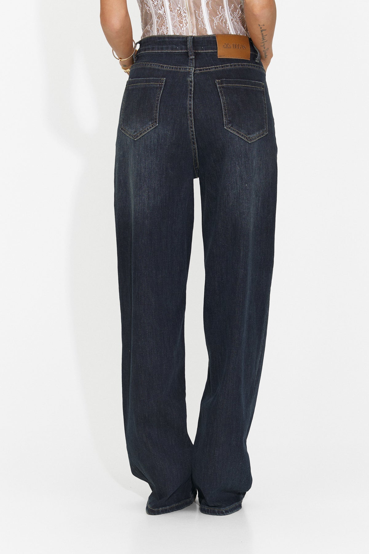 Blugi casual albastri Flanaioria Bogas