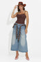Modri casual jeans za ženske Ozanias Bogas
