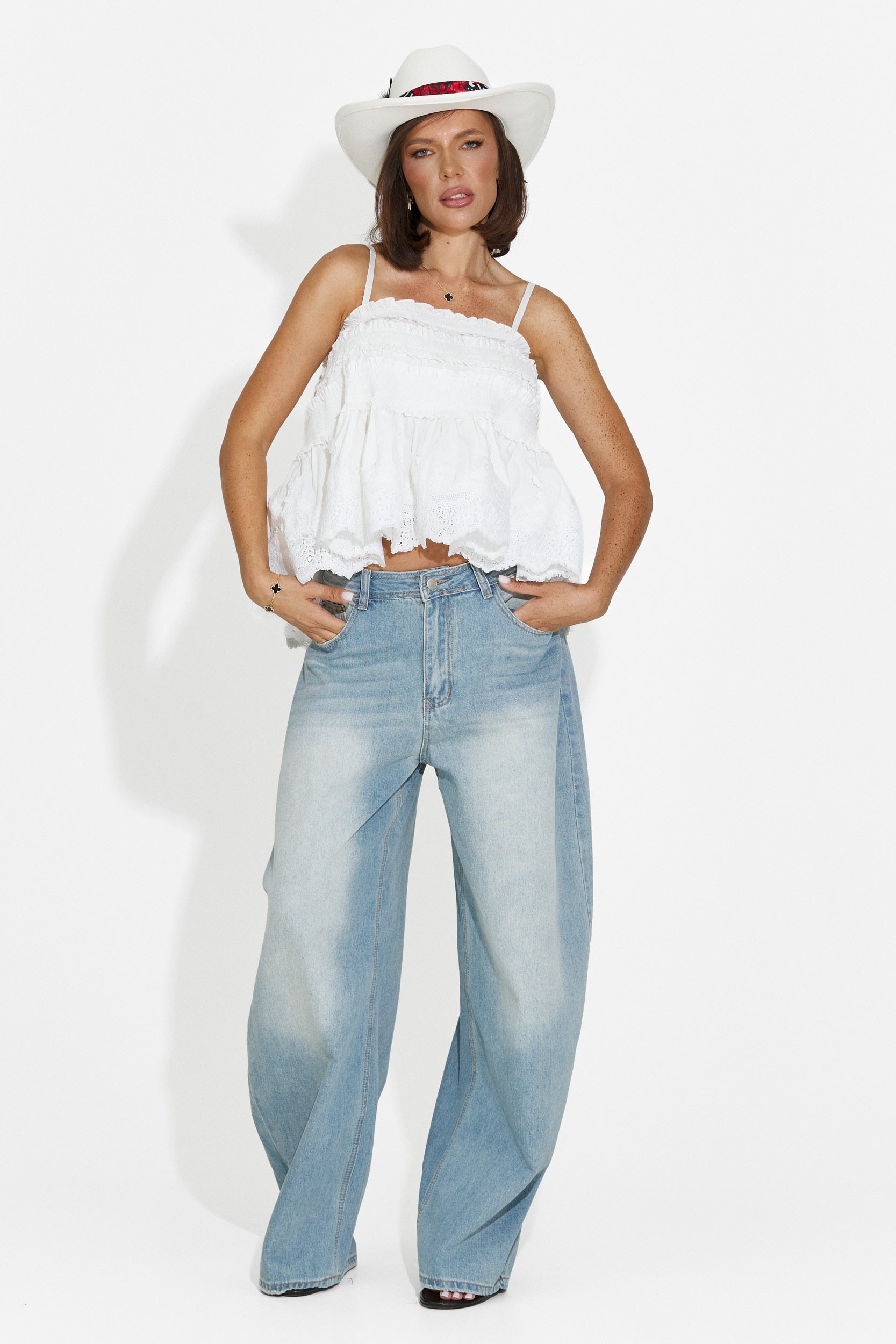Modri casual jeans za ženske Tolida Bogas