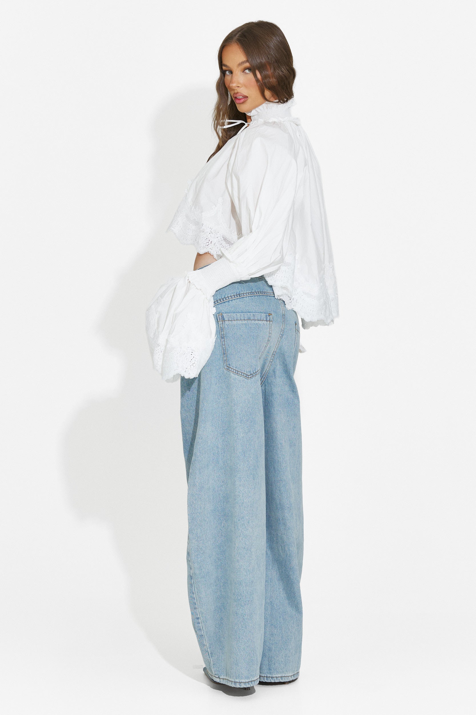 Modri casual jeans za ženske Valiama Bogas