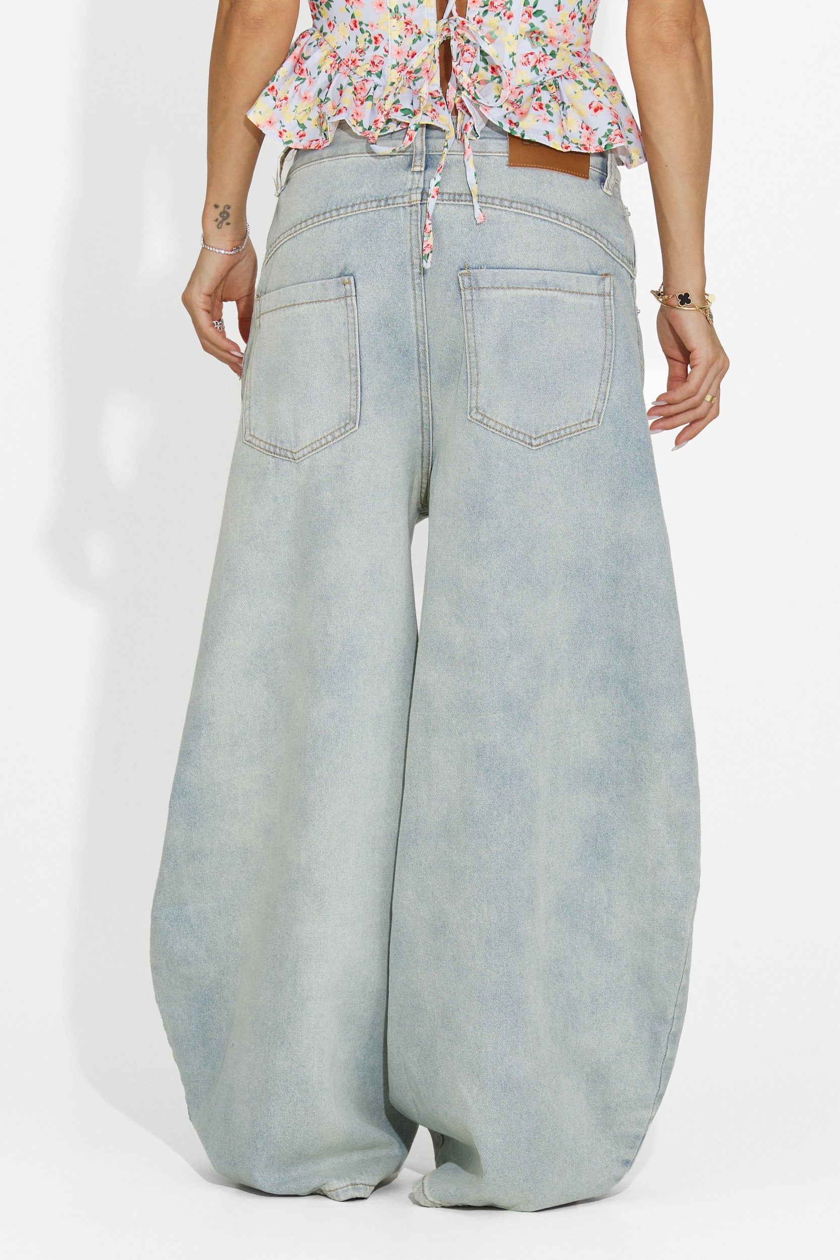 Svetlo modri casual jeans za ženske Valiama Bogas