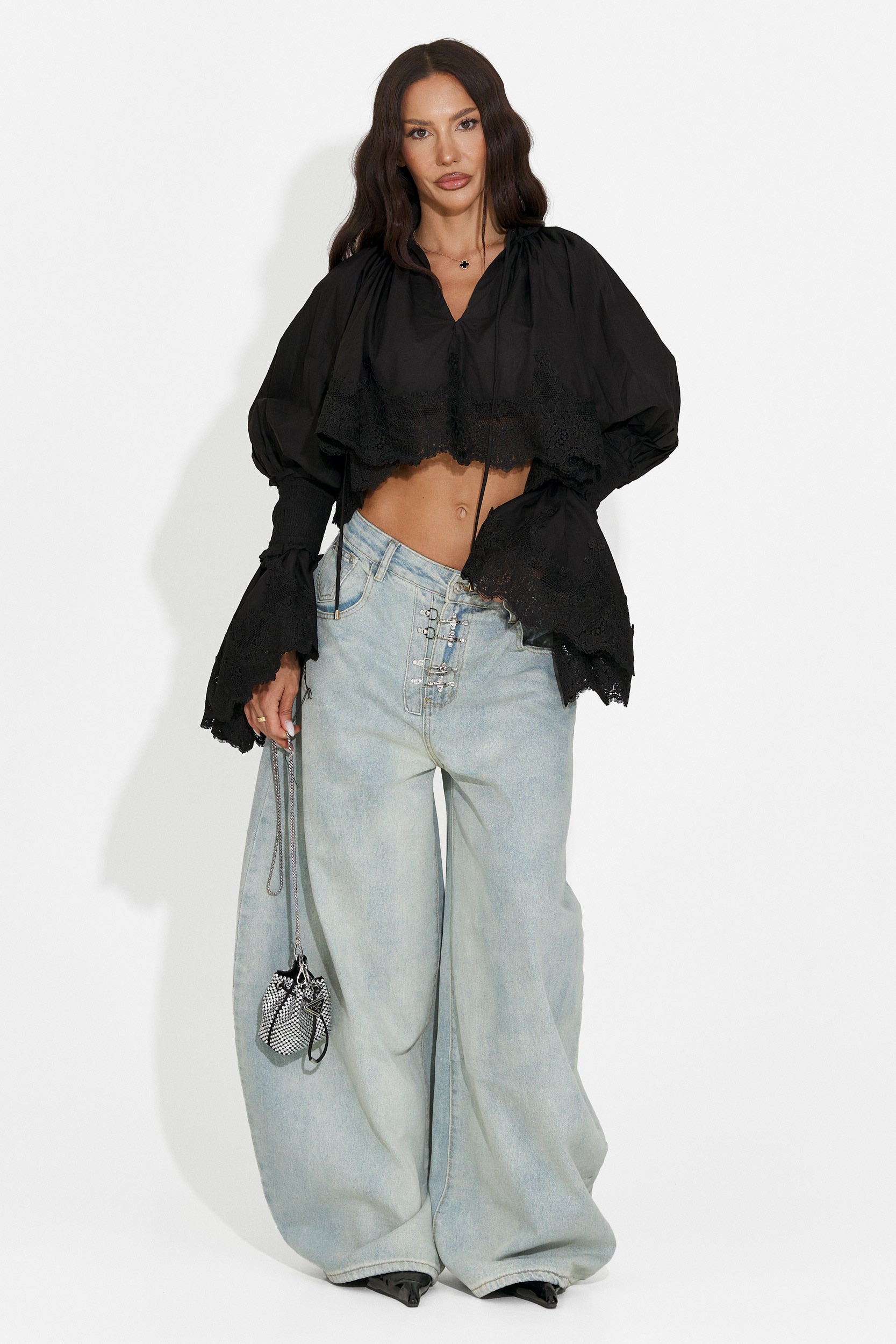 Svetlo modri casual jeans za ženske Valiama Bogas
