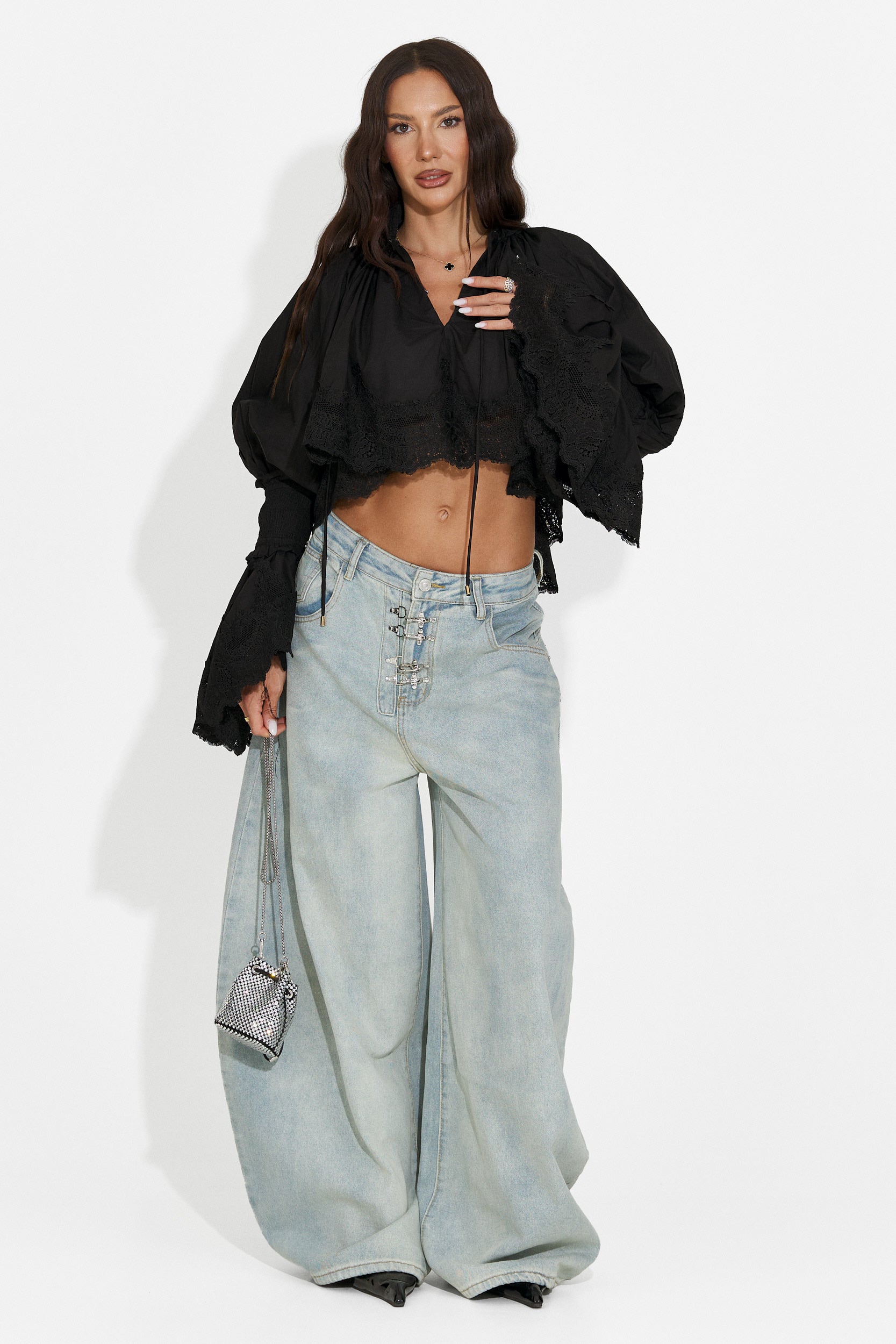 Svetlo modri casual jeans za ženske Valiama Bogas