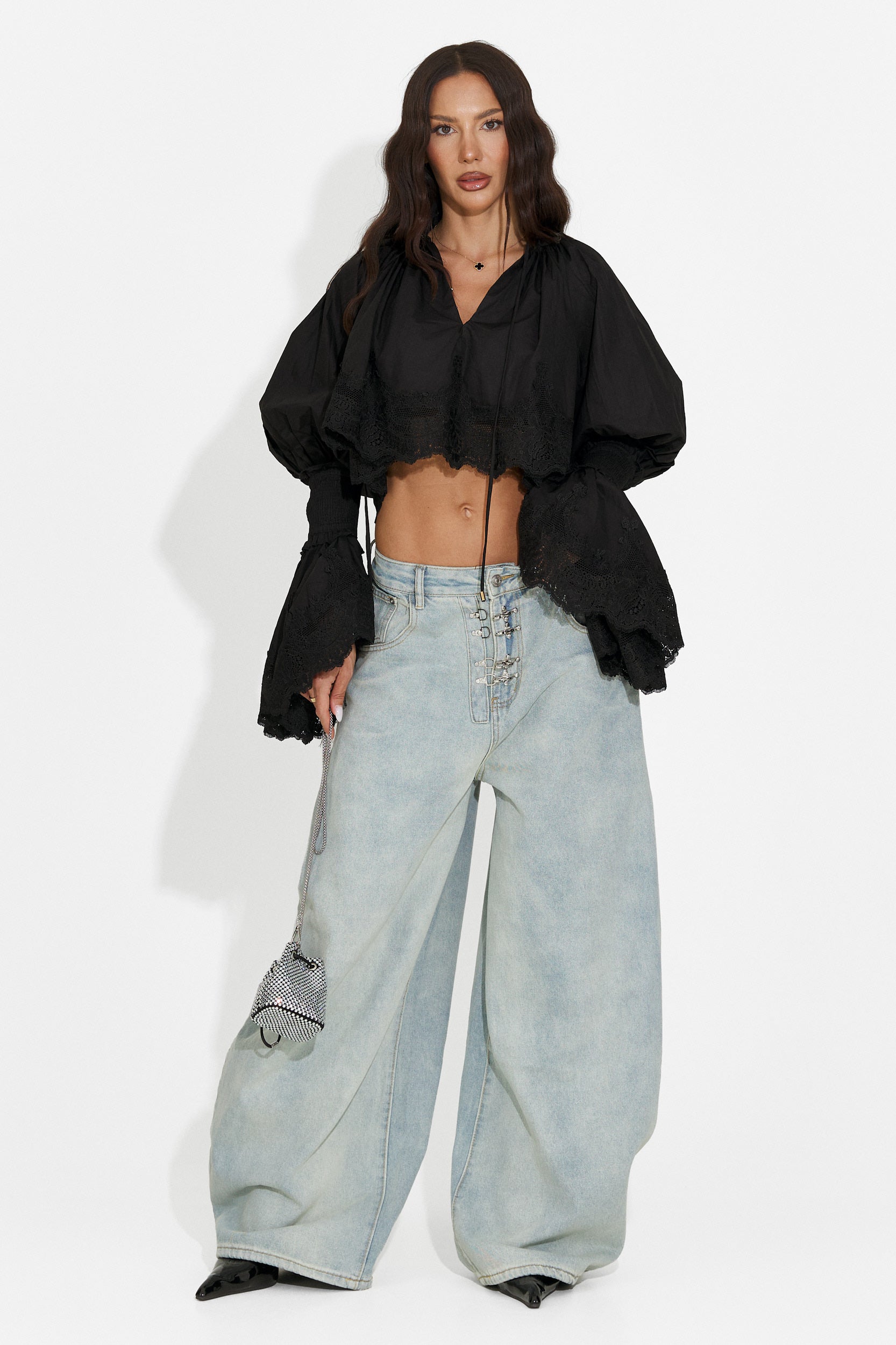 Svetlo modri casual jeans za ženske Valiama Bogas