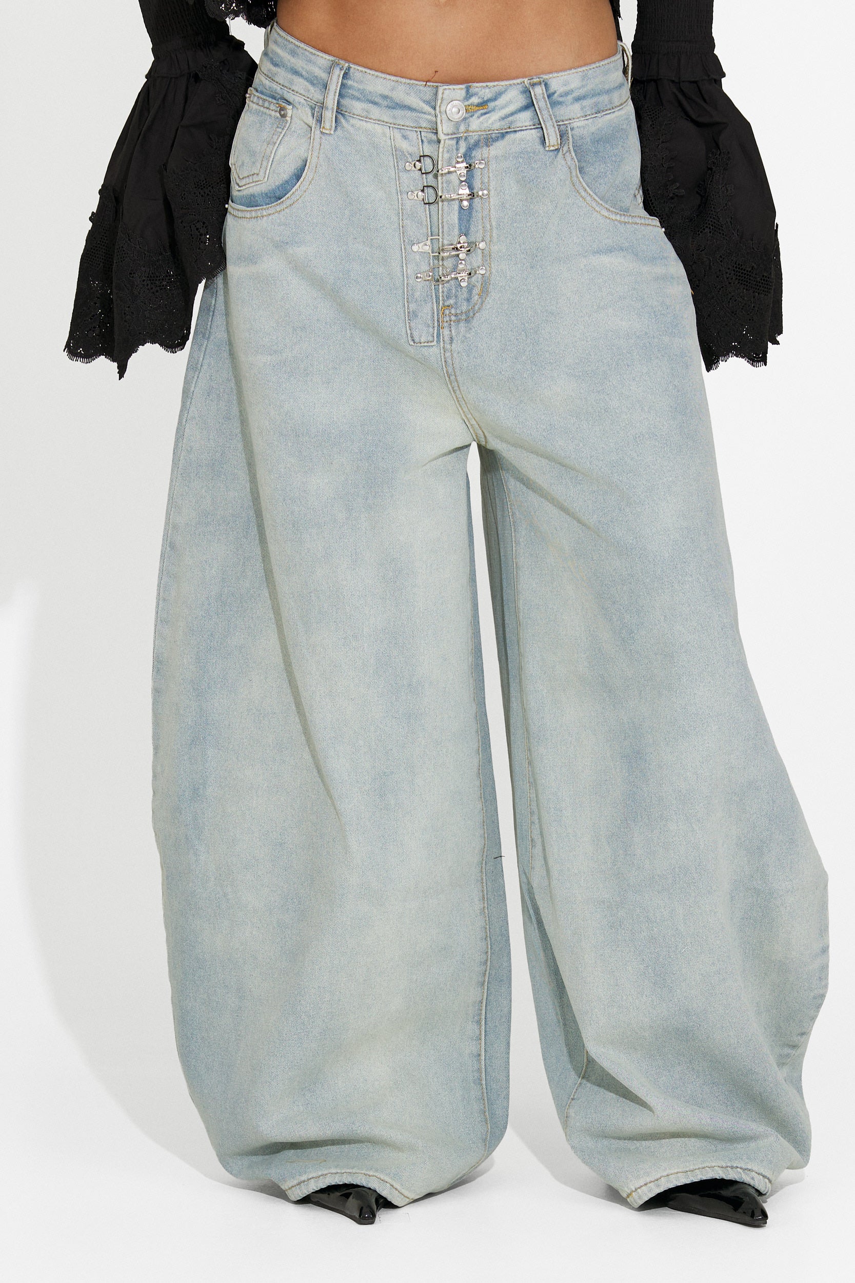 Svetlo modri casual jeans za ženske Valiama Bogas