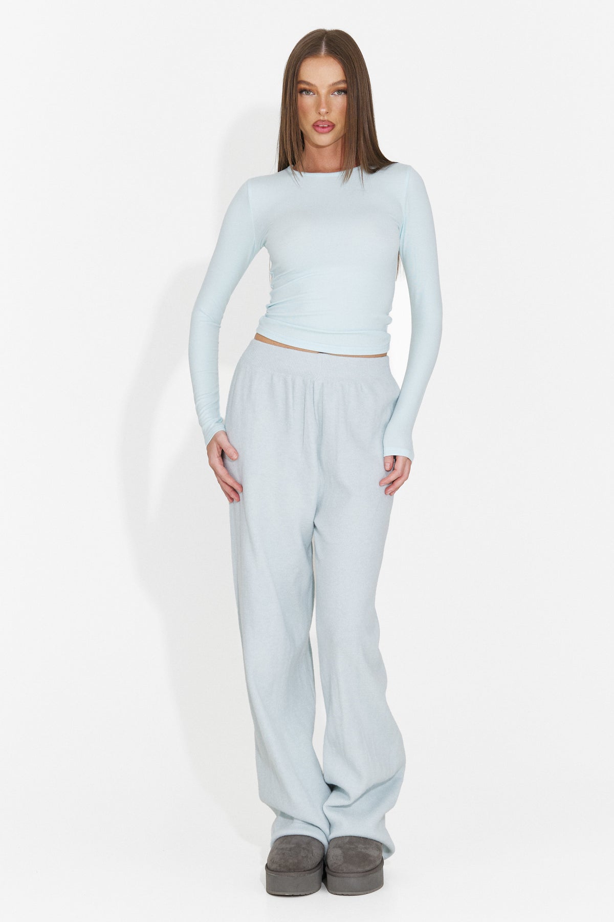 Bluza casual bleu Jydaora Bogas