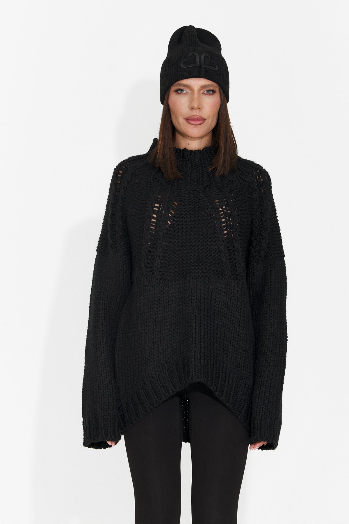 Bluza casual neagra Ziroeova Bogas