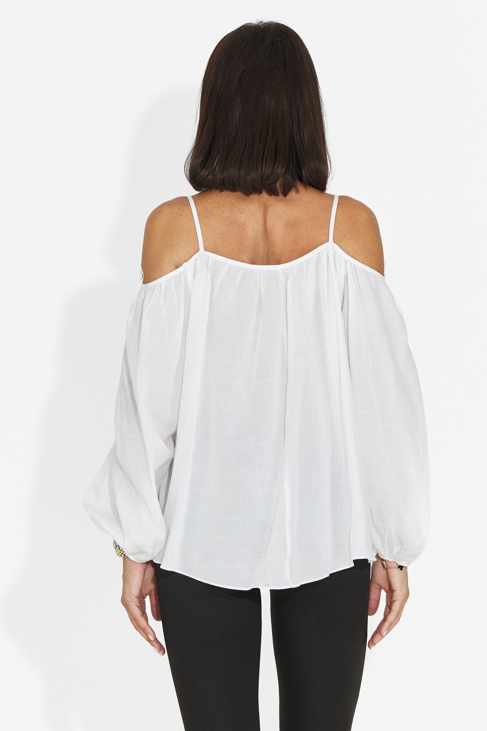 Bluza dama eleganta alba Agentica Bogas