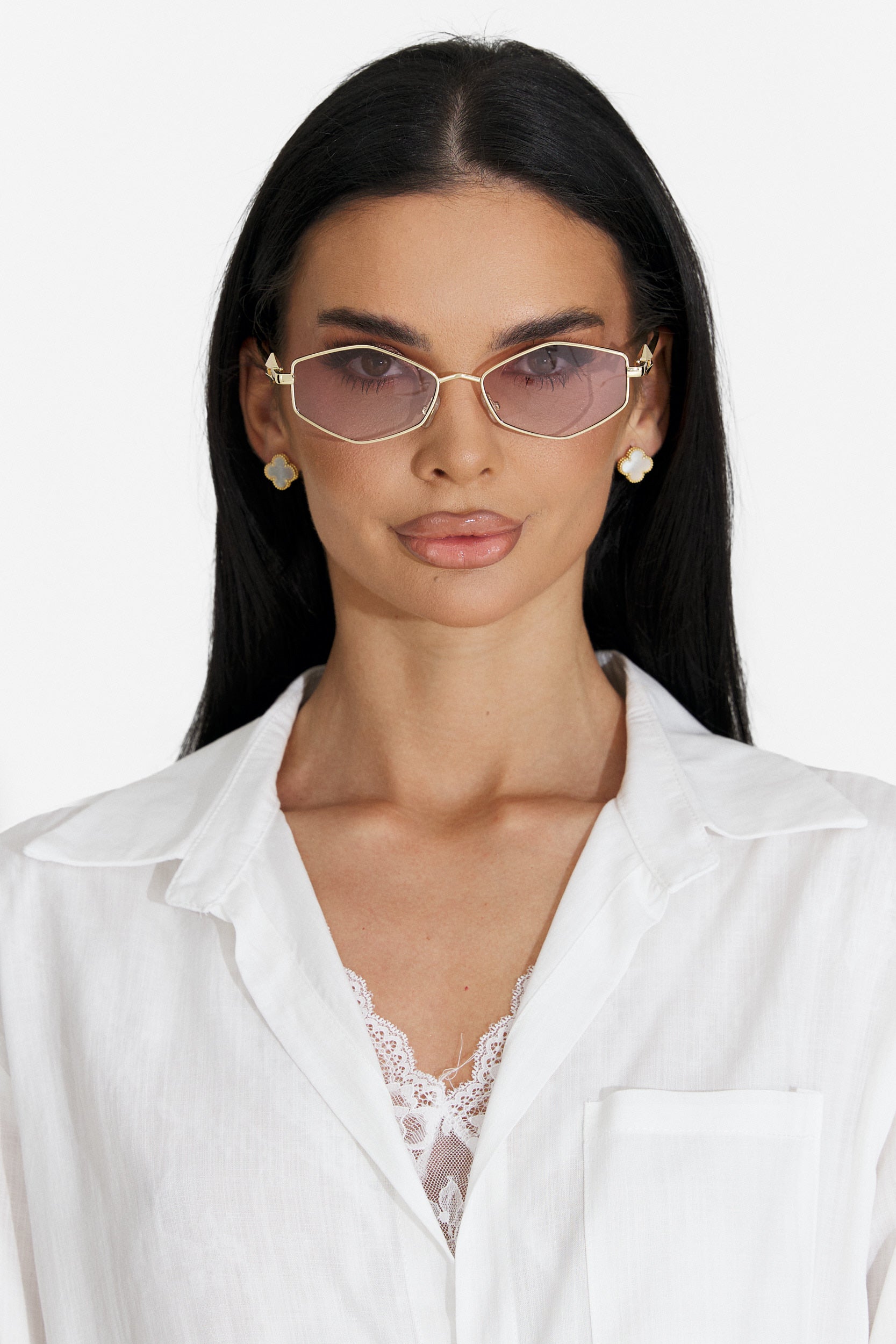 Ochelari dama de soare roz Calder Bogas
