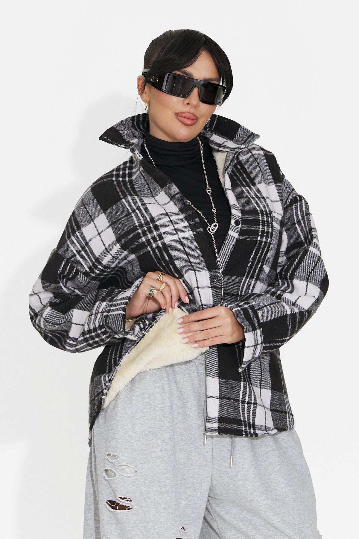 Camasa casual neagra Jesitova Bogas