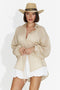 Gaynelia Bogas Casual Beige Damska Srajca