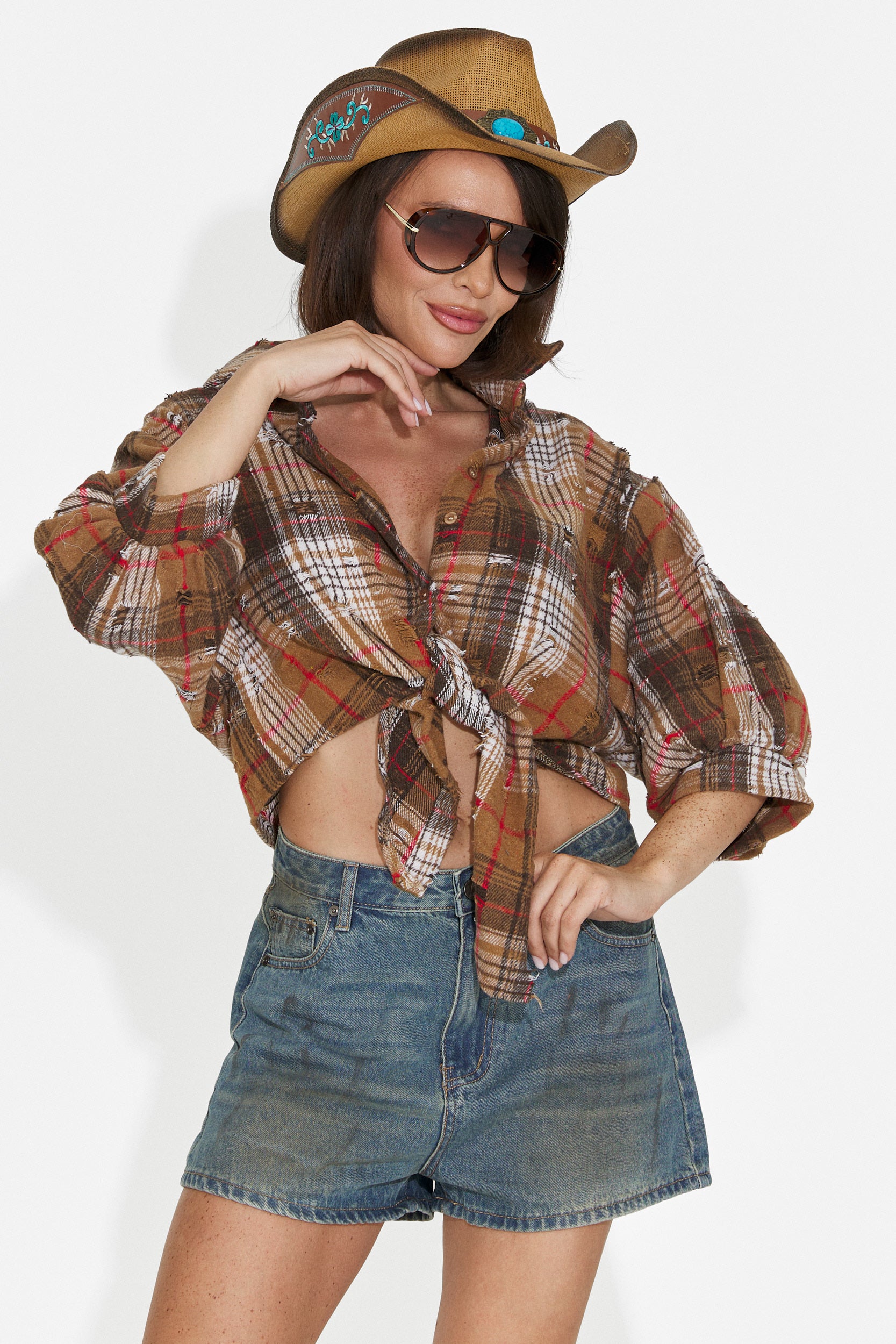 Camasa dama casual maro Daciana Bogas