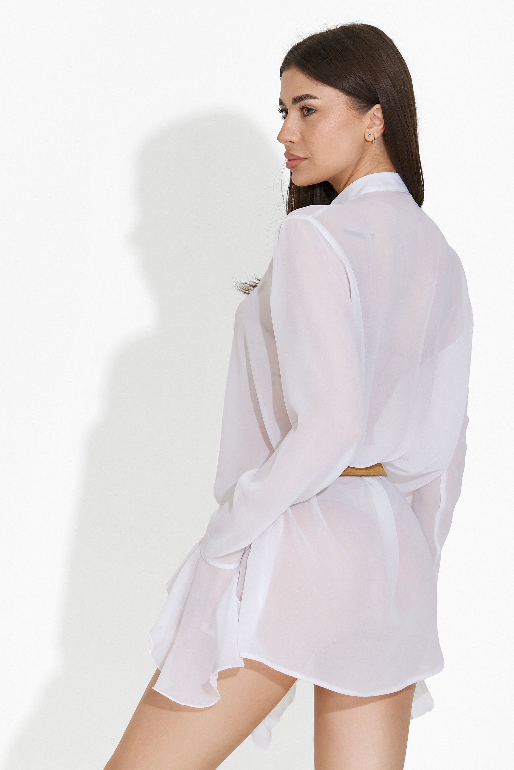 Camasa dama eleganta alba Iryma Bogas