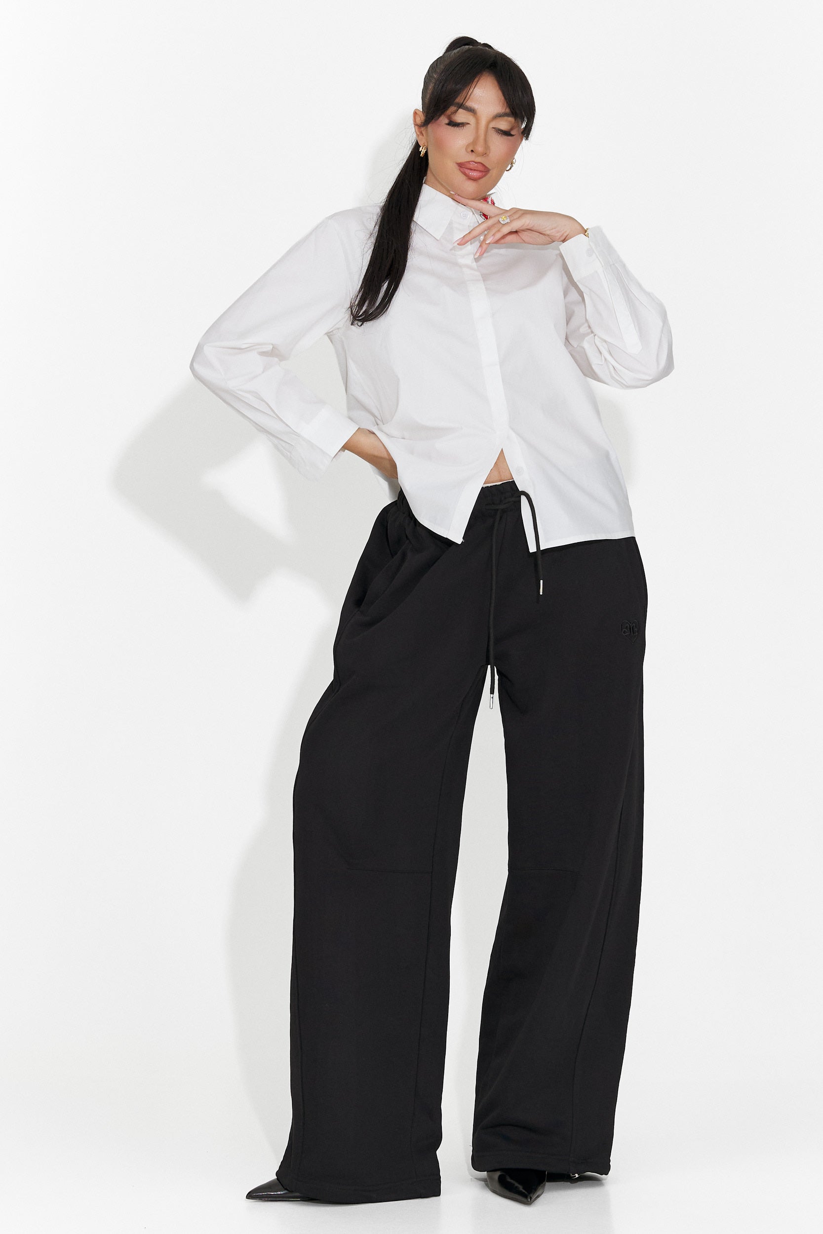 Elegantna bela bluza za dame Sienara Bogas
