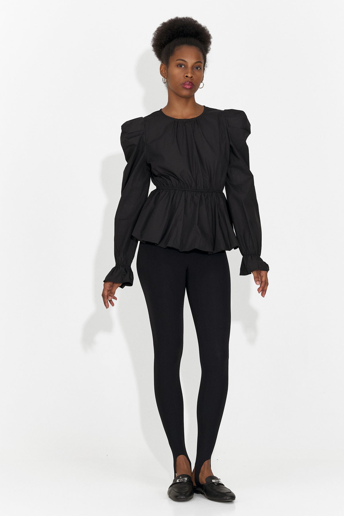 Elegantna črna bluza za dame Lindalia Bogas