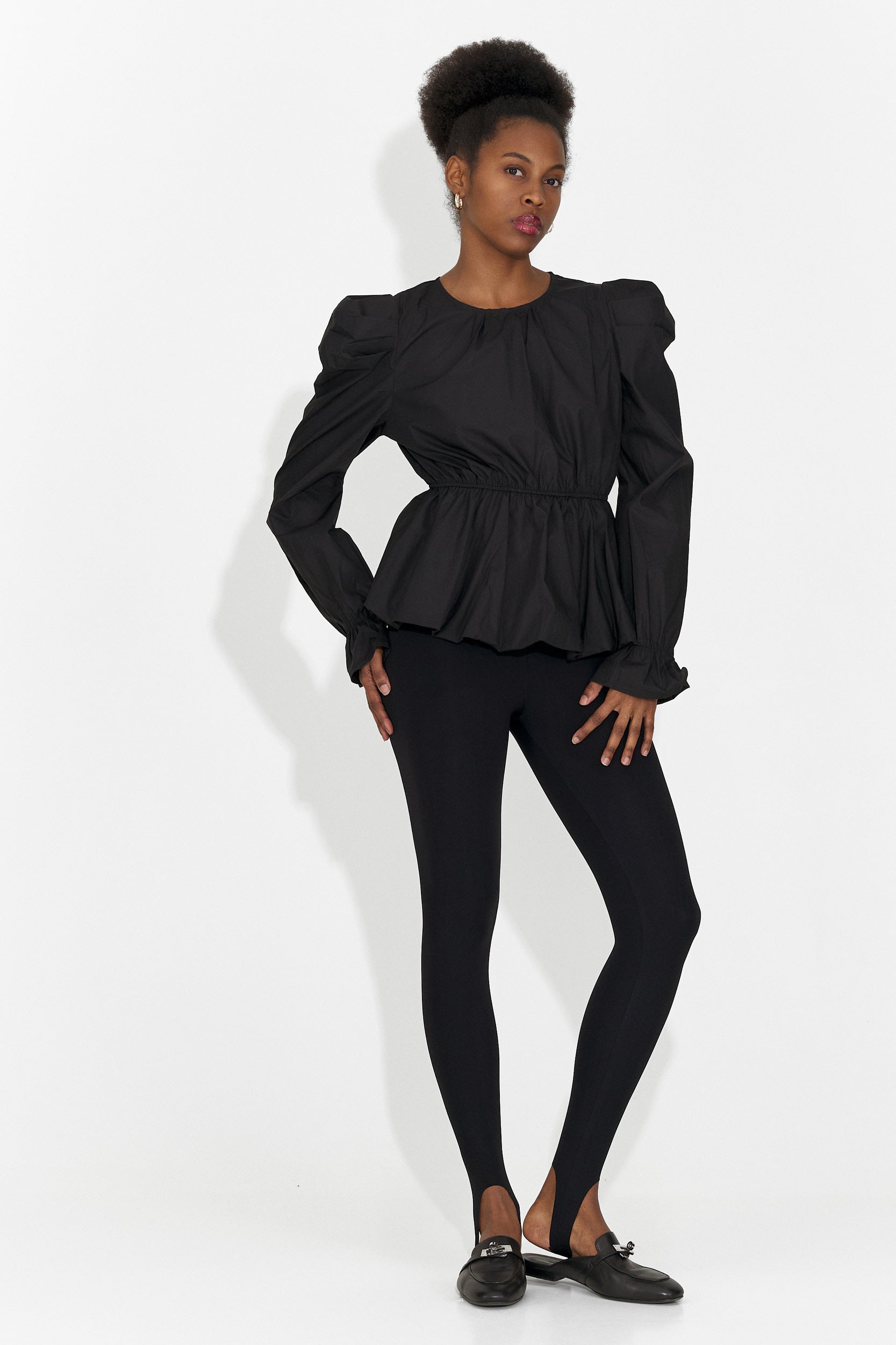 Elegantna črna bluza za dame Lindalia Bogas