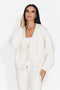 Cardigan casual crem Druveuia Bogas