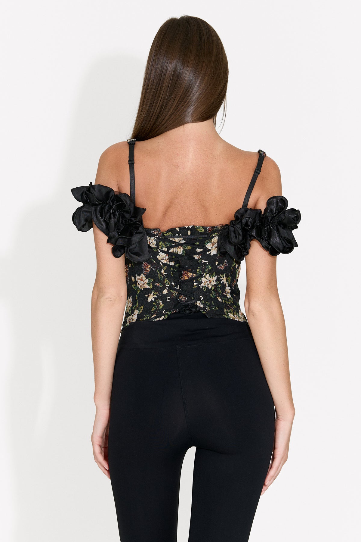 Eleganten črn korzet za dame Dimona Bogas