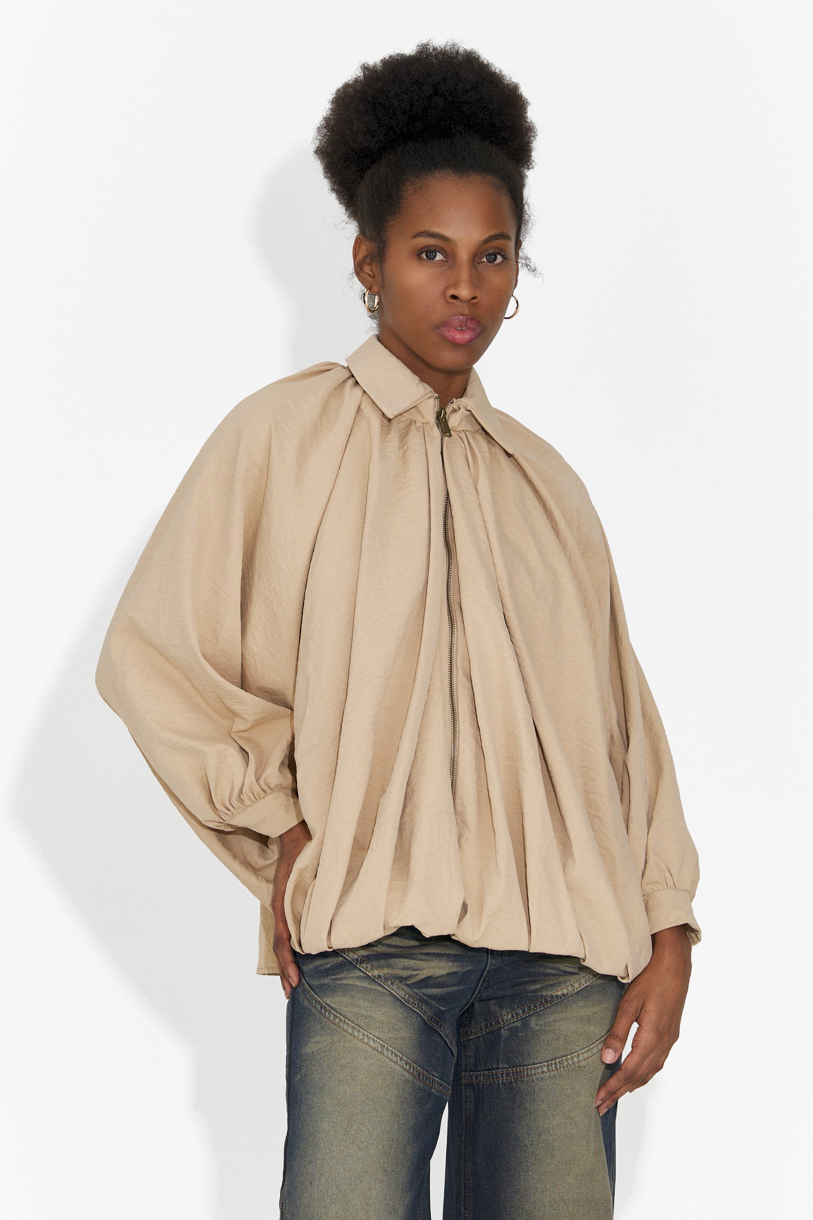 Yasminia Bogas Casual Beige Ženska Jakna
