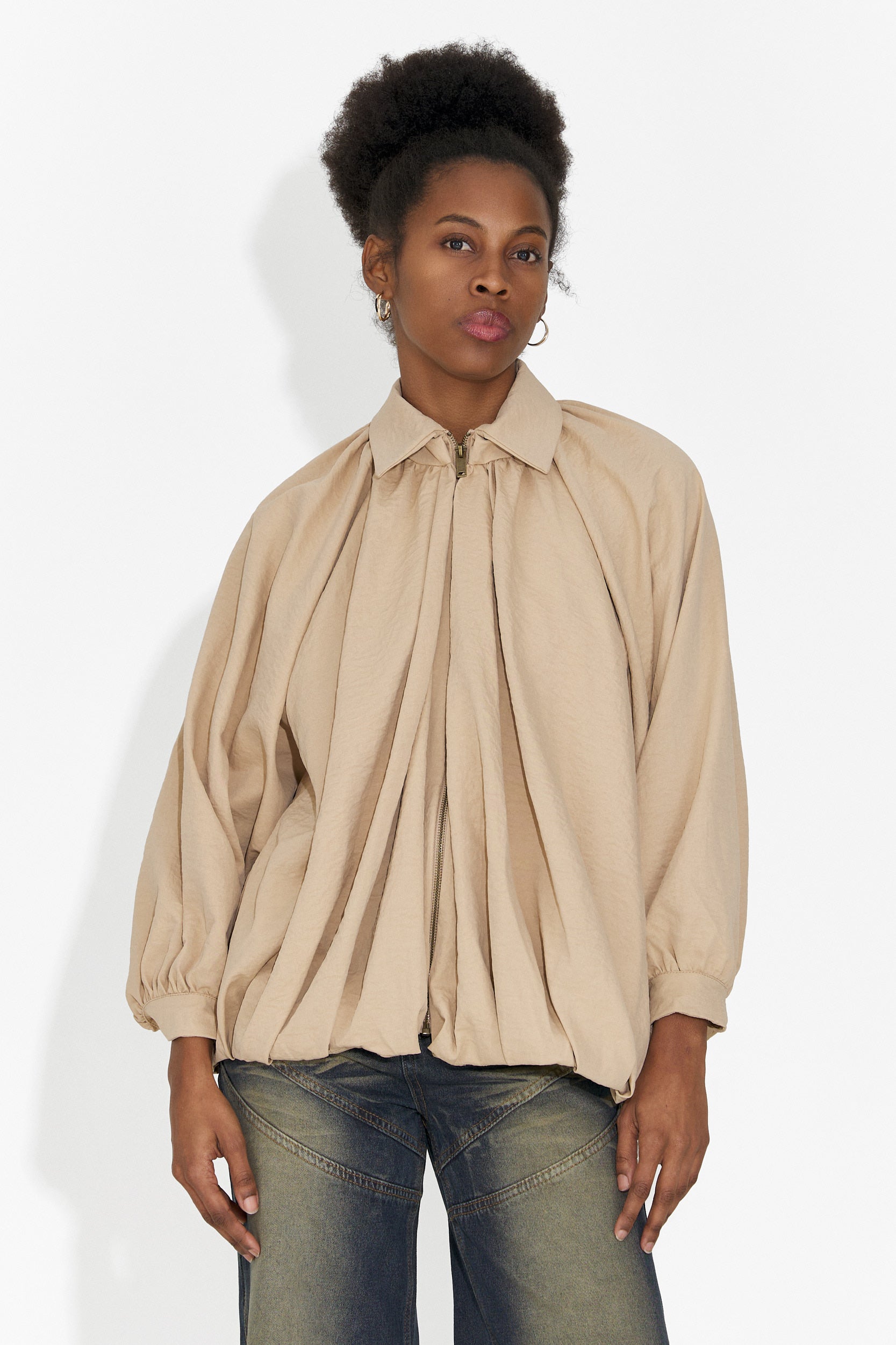 Yasminia Bogas Casual Beige Ženska Jakna